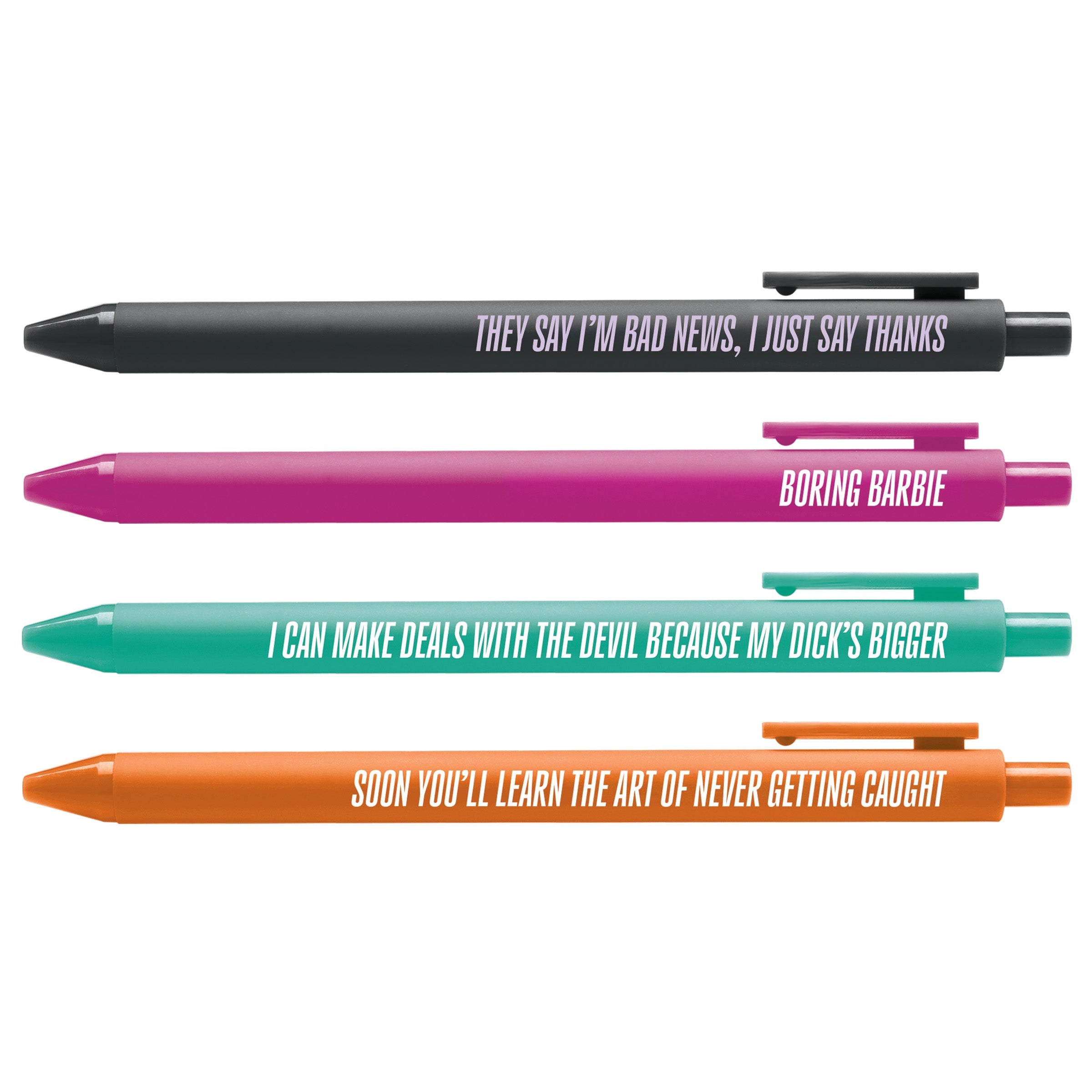 CANCELLED! Pen Set — 4 Showgirl era gel pens by MangoIllustrated — music fan gift for her