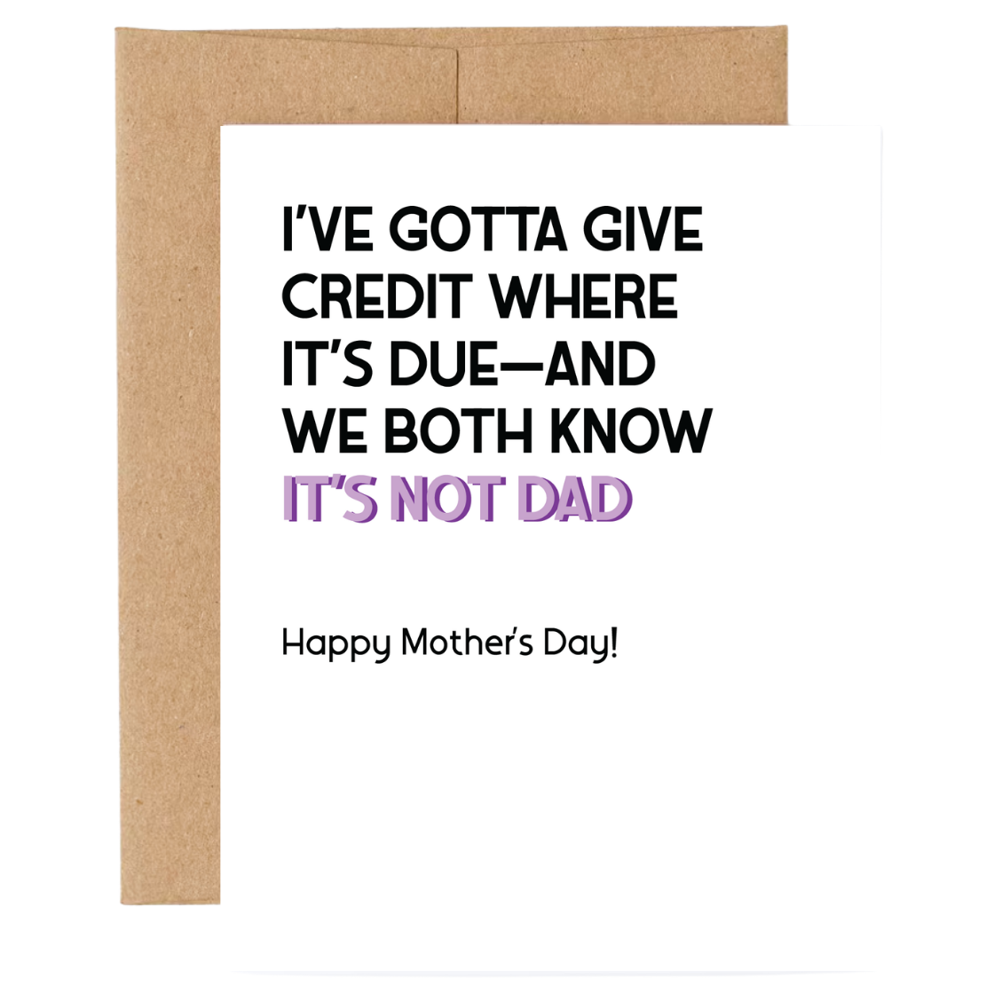 You Get the Credit Mother&