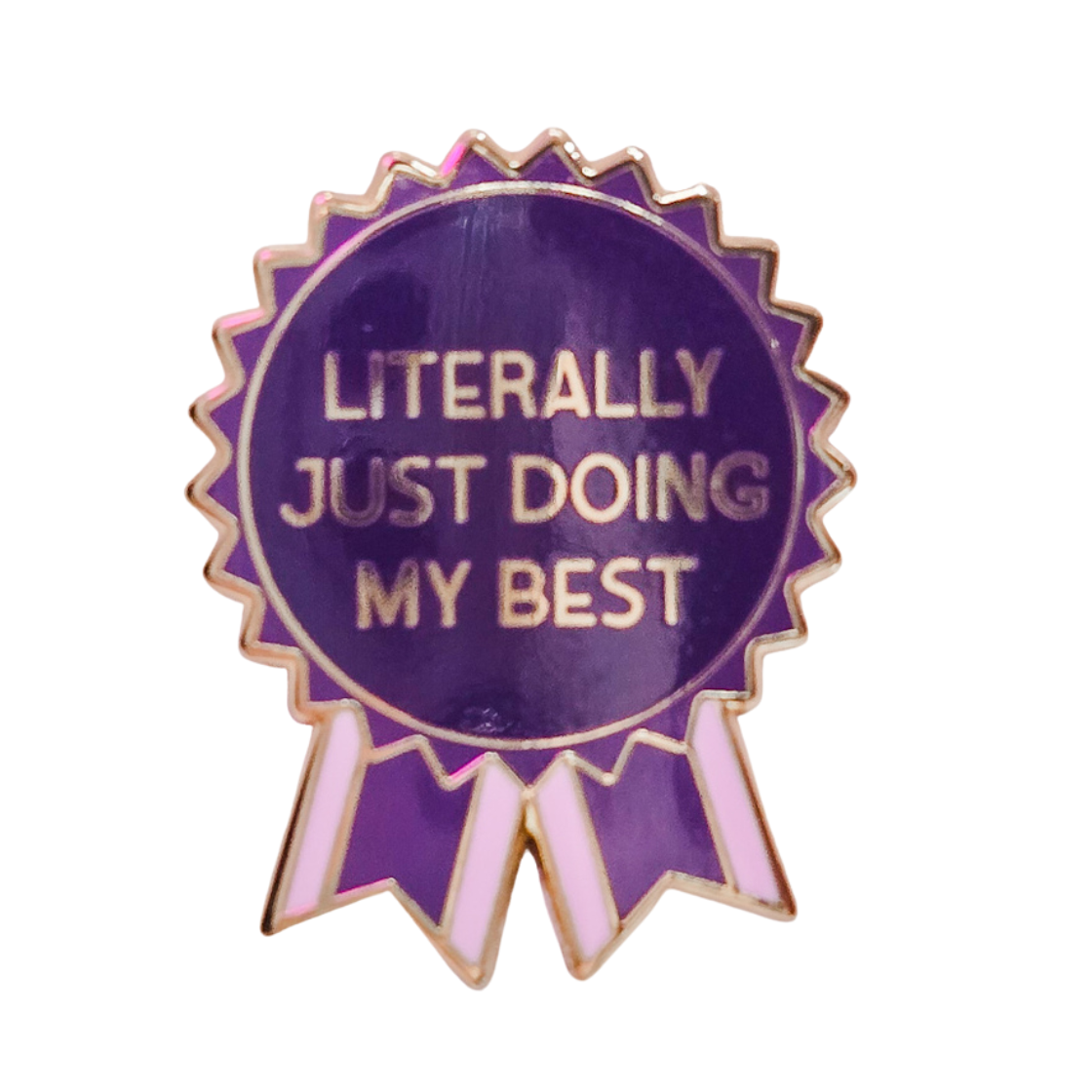 Just doing my best pin