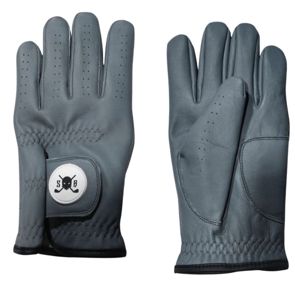 Catalyst Cabretta Leather Golf Glove - Gray - Skull & Bogeys Golf Co.