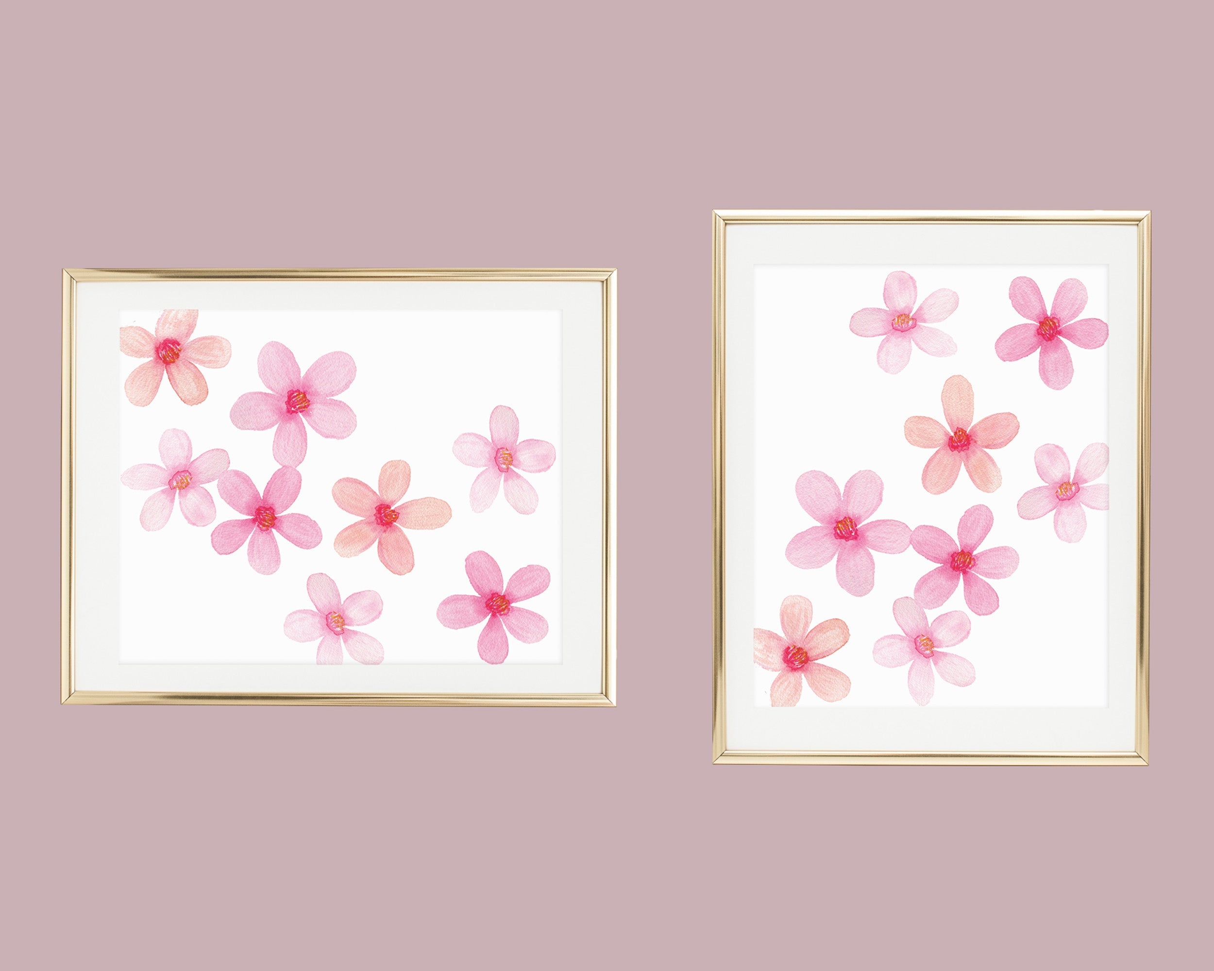 Watercolor Cherry Blossom Art Print