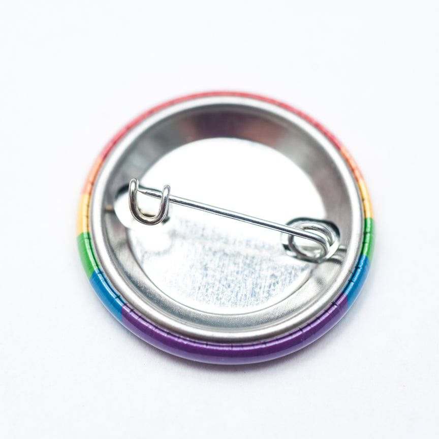 Two-Spirit pride flag button