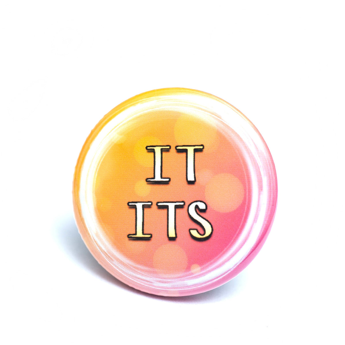It/its pronoun buttons