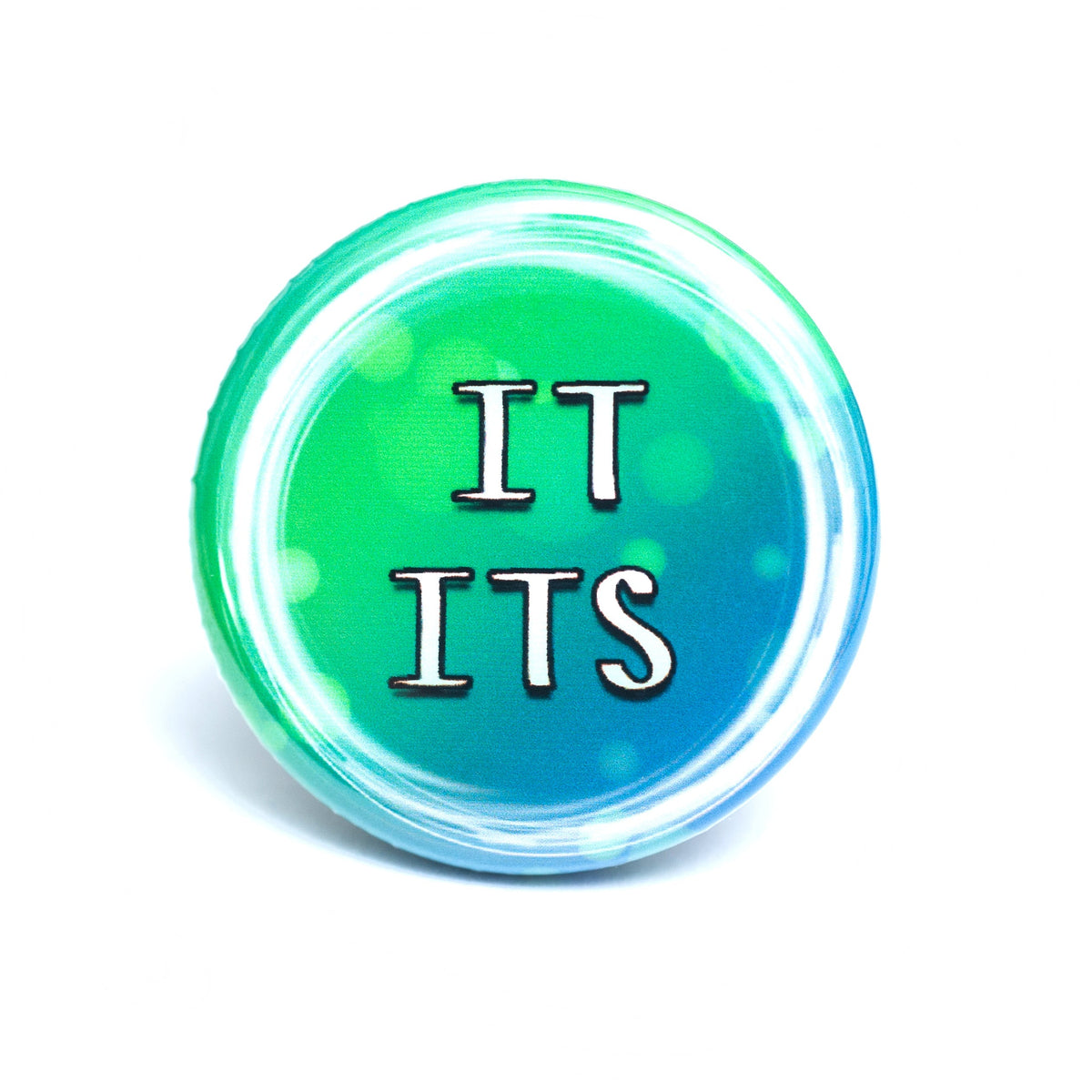 It/its pronoun buttons