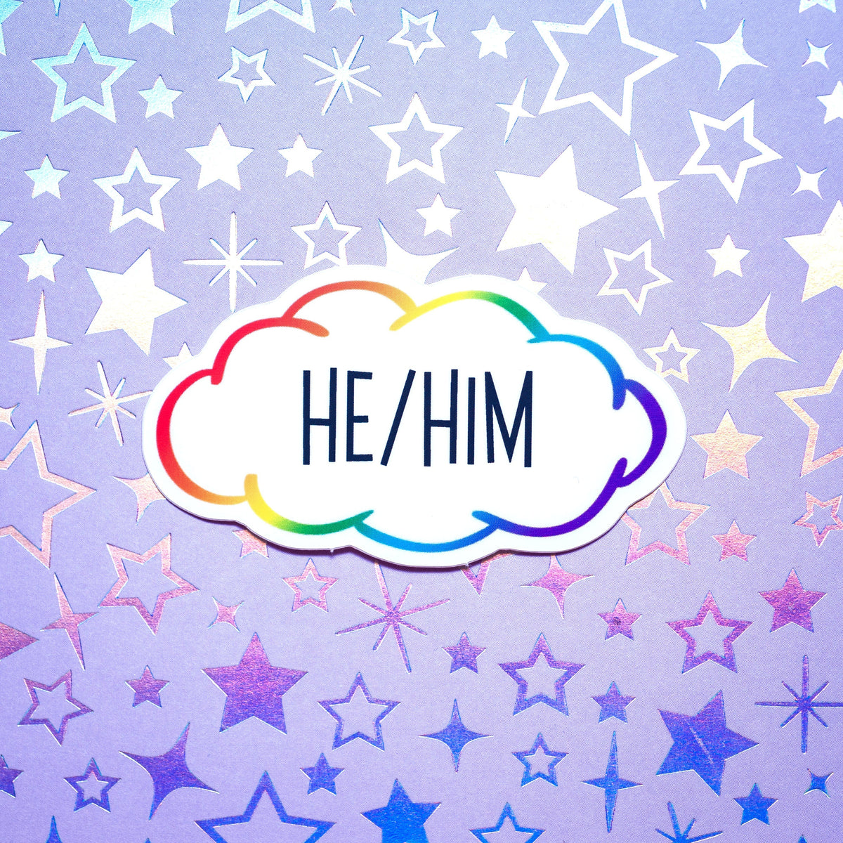 Pronoun stickers