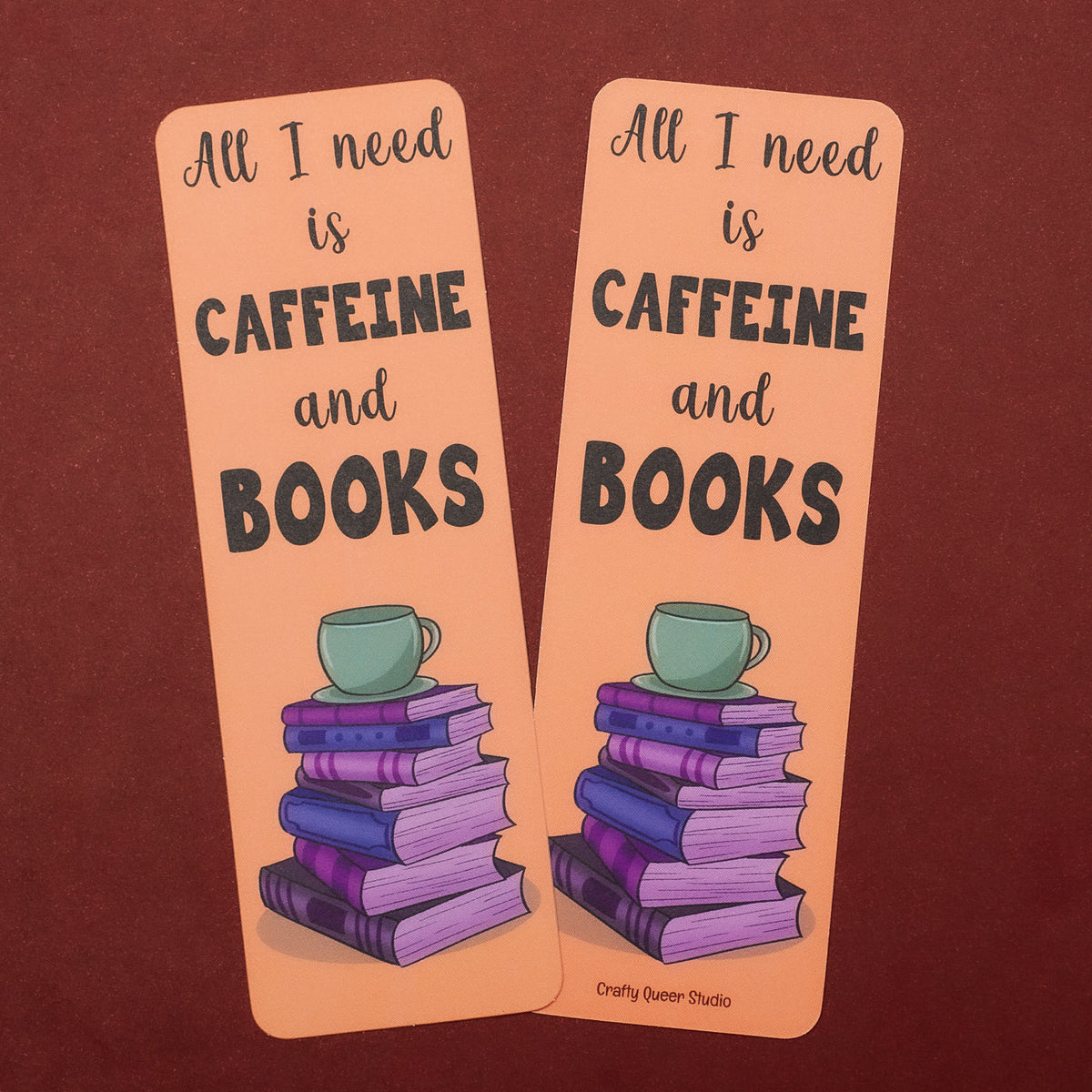 Caffeine and Books bookmark