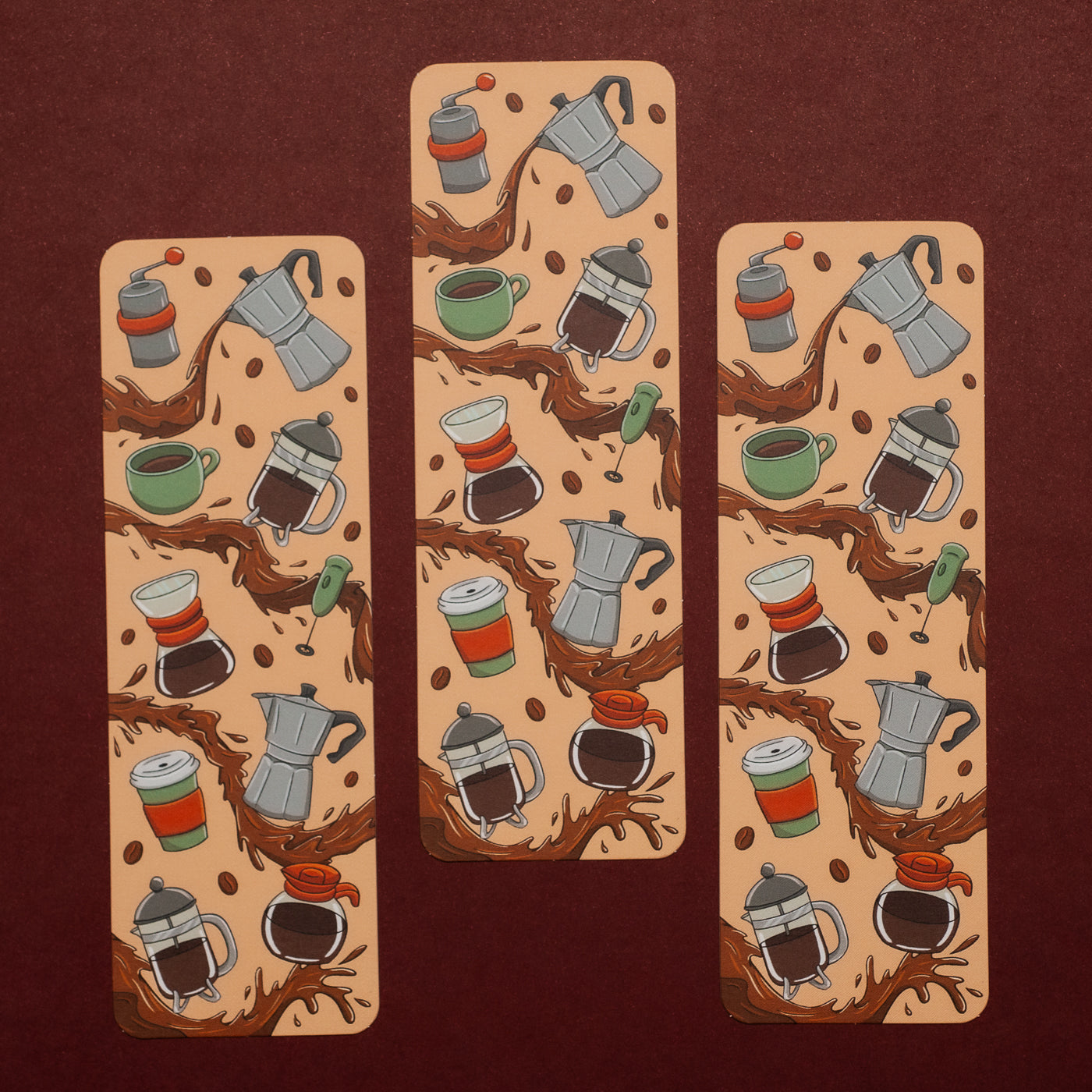 Coffee bookmark