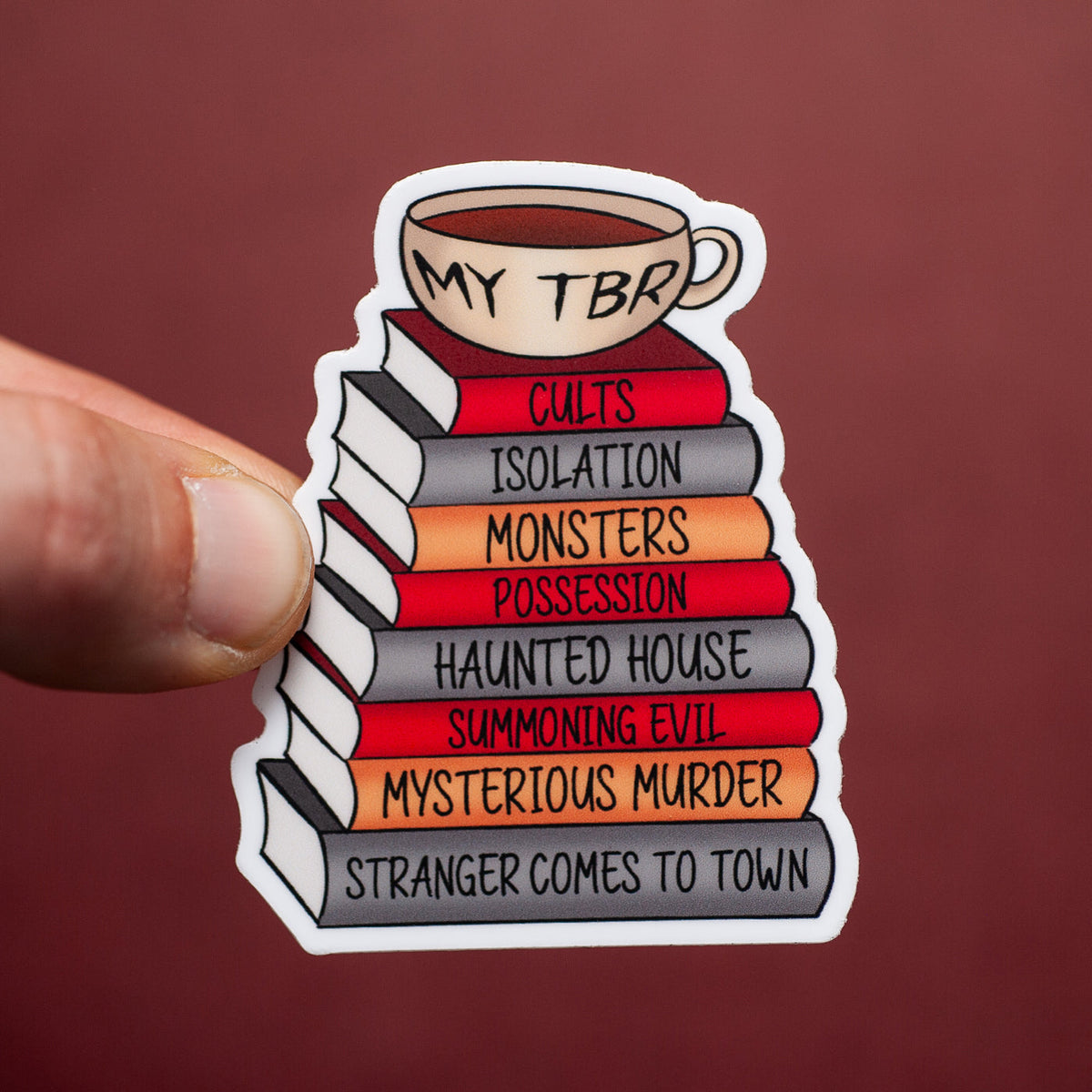 My TBR Horror sticker