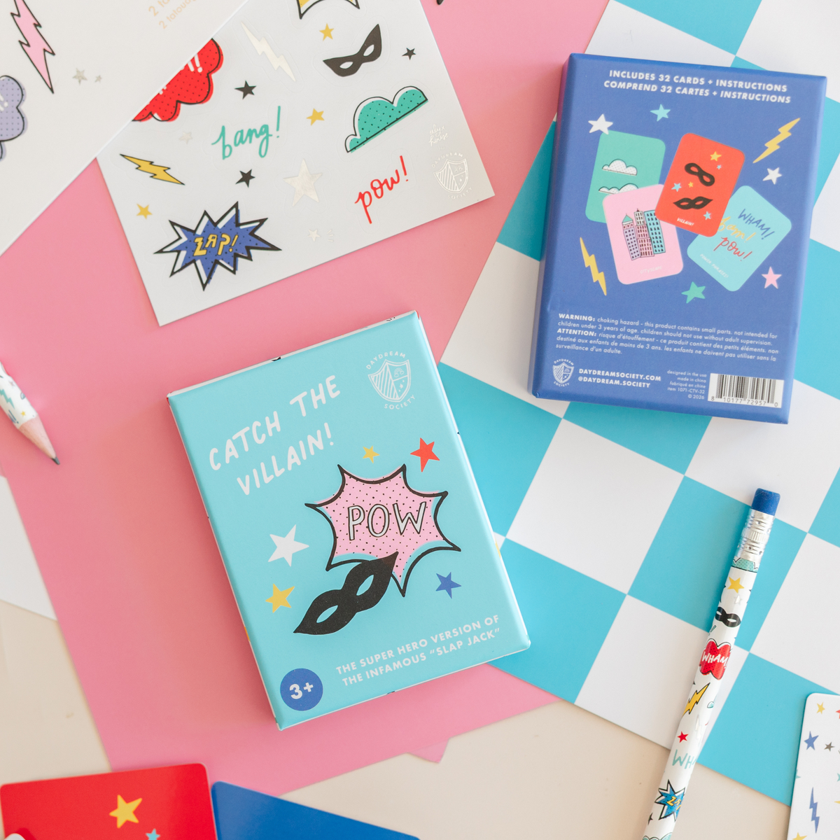 Girl Power Catch the Villain Card Game, Daydream Society