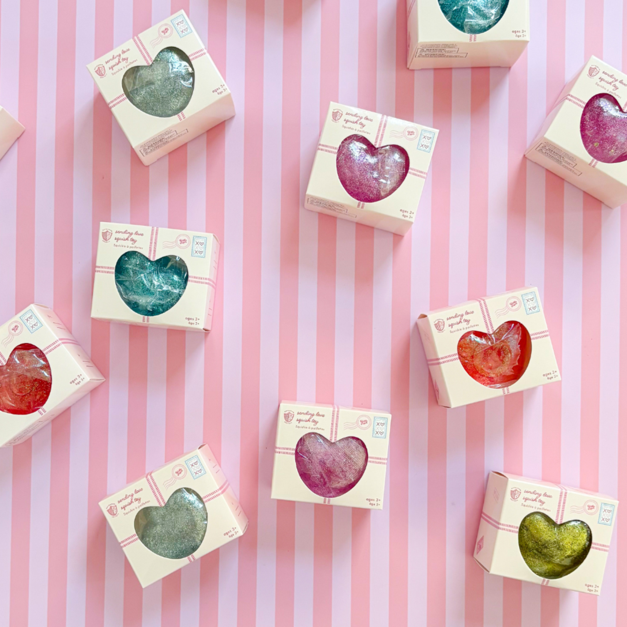 Glittery Heart Squishy - Daydream Society