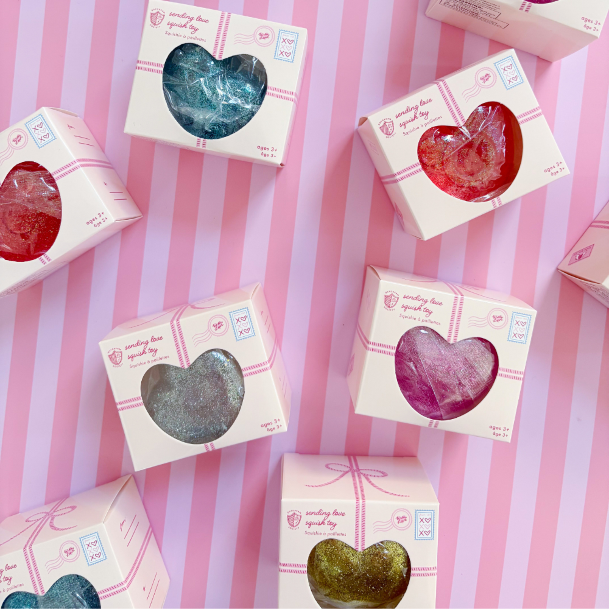 Glittery Heart Squishy - Daydream Society