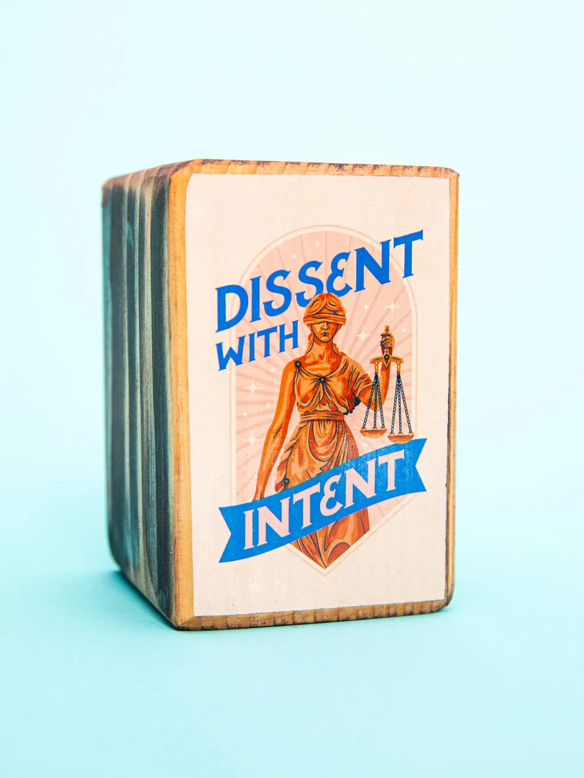 Protest Art Series, Single Wood Bookend