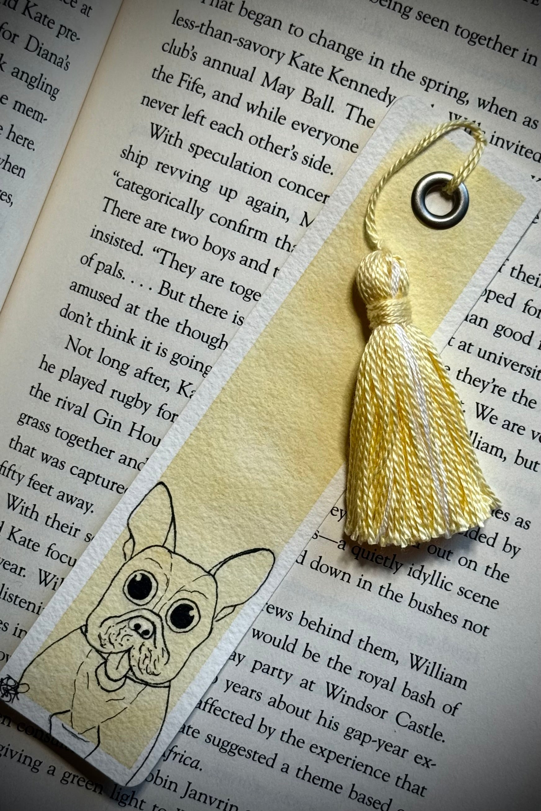 French Bulldog Bookmark