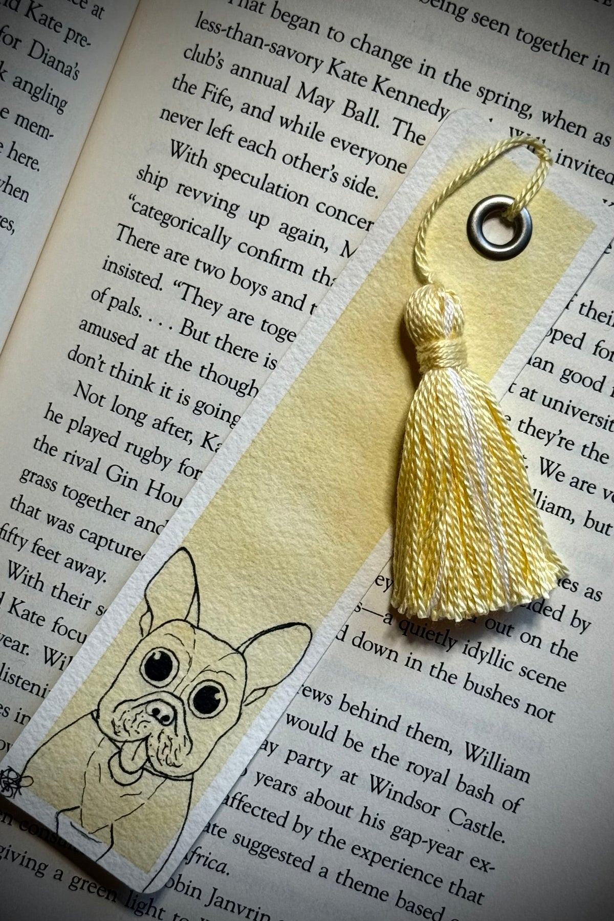 French Bulldog Bookmark