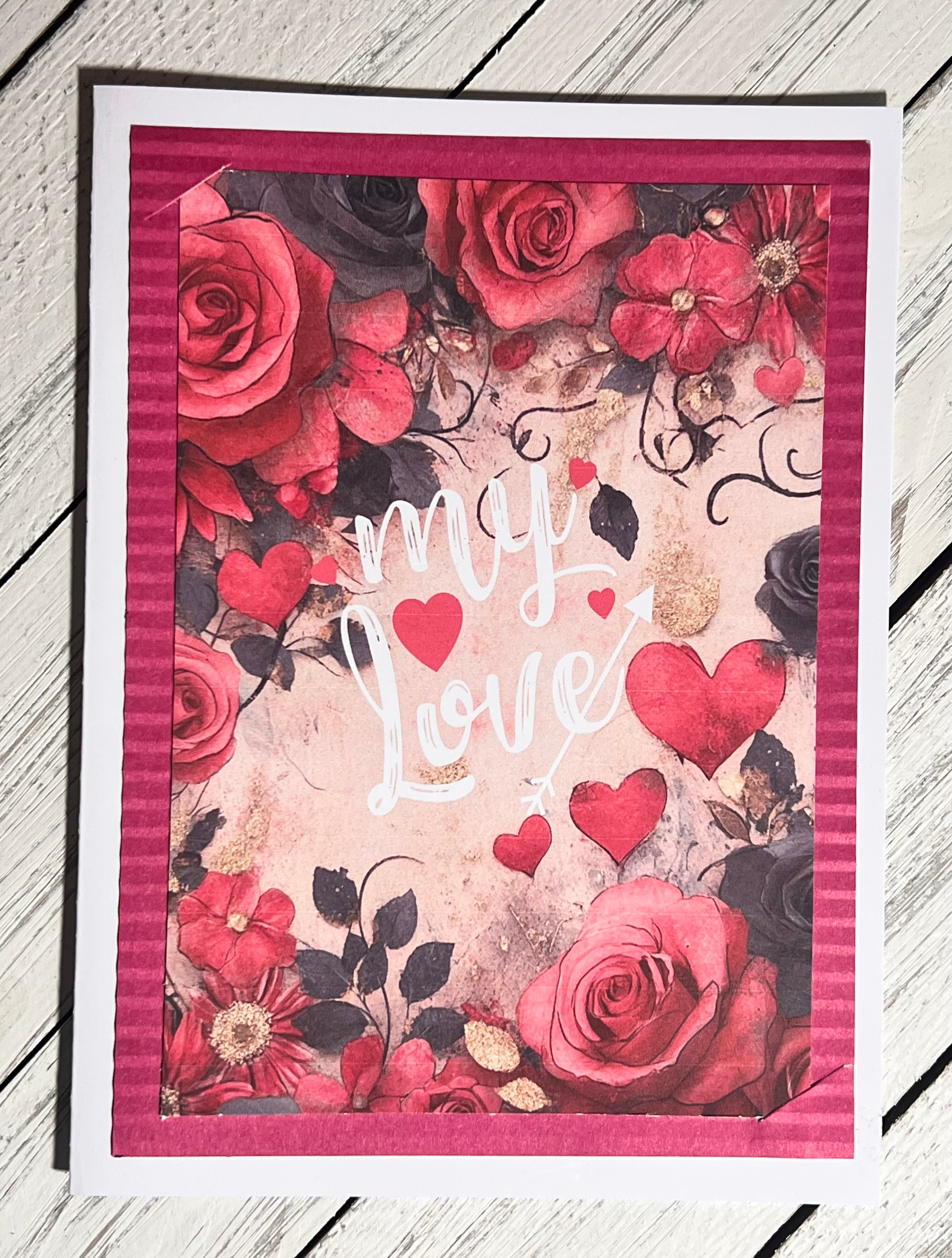Greeting Card — My Love | Handcrafted Premium Greeting Card | Bossy Scribes