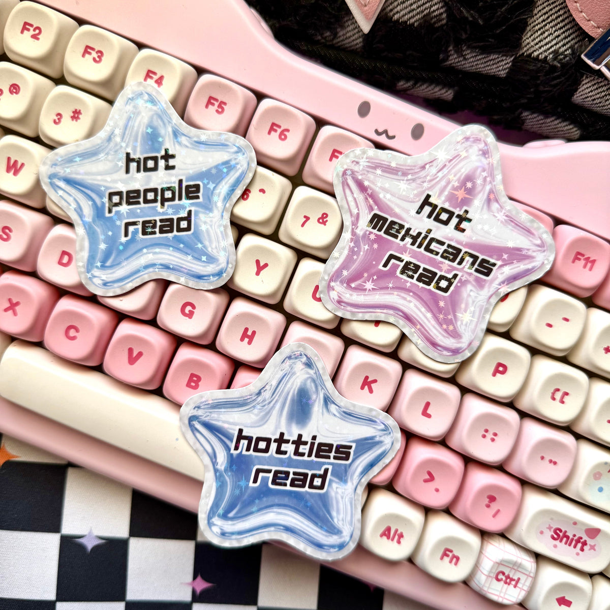 Cyber Star Holographic Sticker
