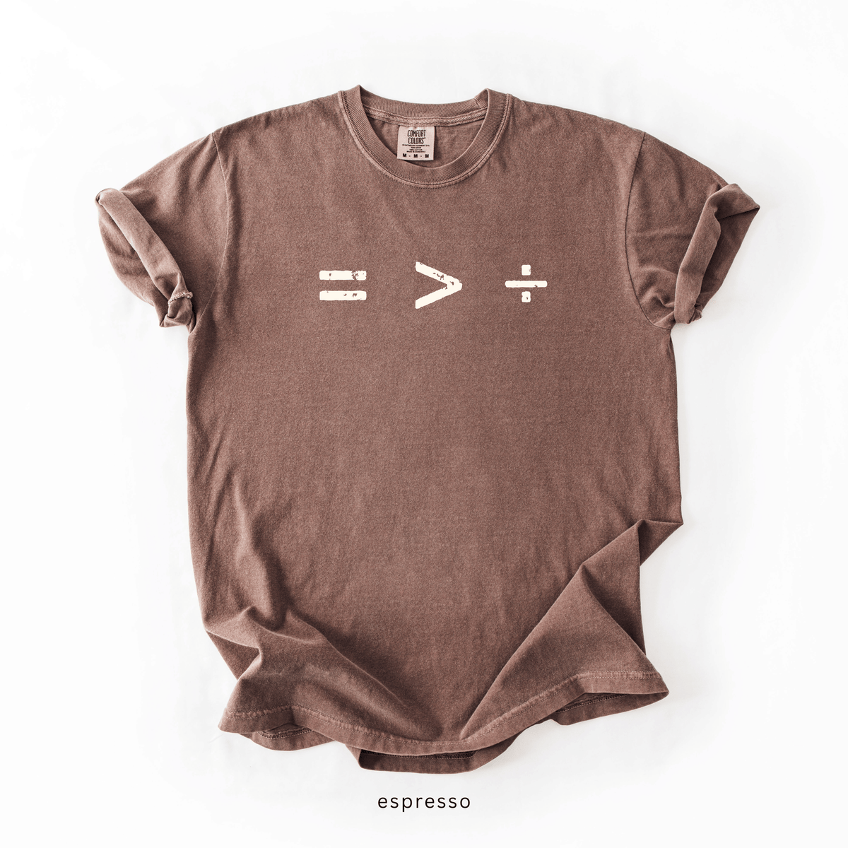 Equality Is Greater Than Division Graphic Tee, Social Justice Shirt