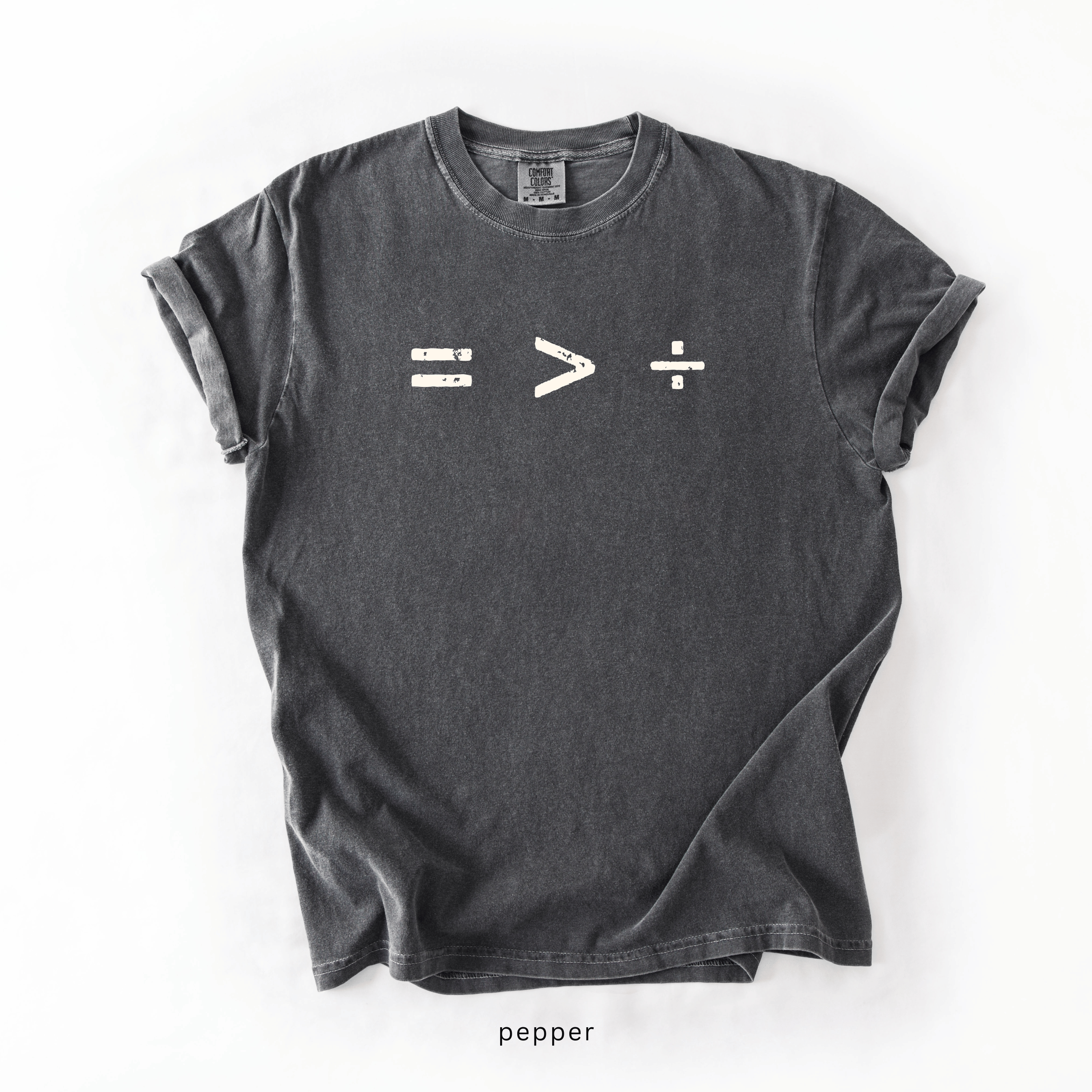 Equality Is Greater Than Division Graphic Tee, Social Justice Shirt