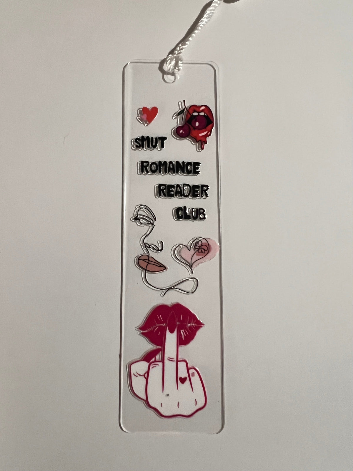 Smut Reader Bookmarks | Funny Acrylic Bookmarks for Romance Readers | Bossy Scribes