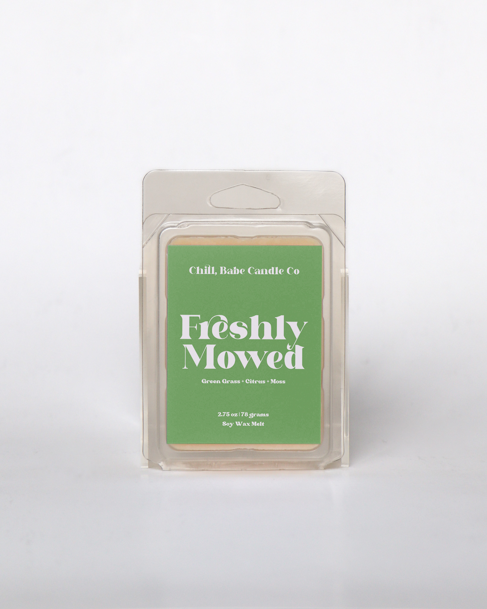 Freshly Mowed Wax Melt | Green Grass + Citrus + Moss