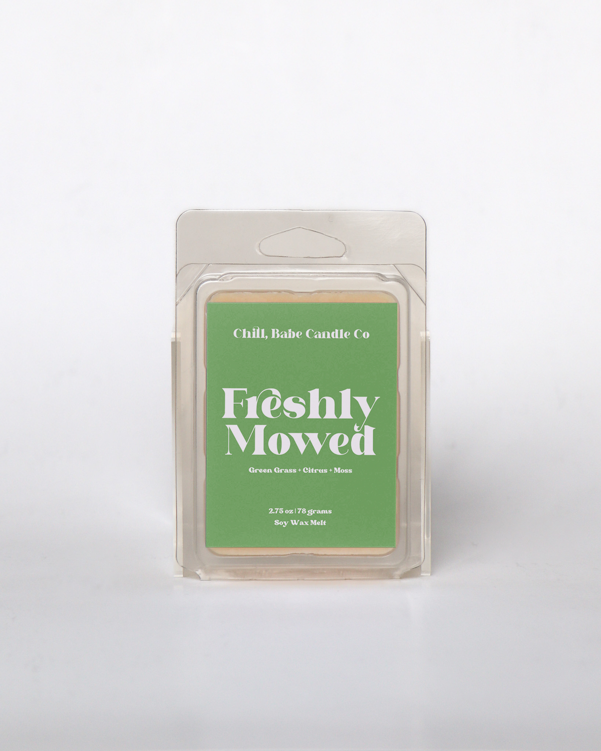 Freshly Mowed Wax Melt | Green Grass + Citrus + Moss