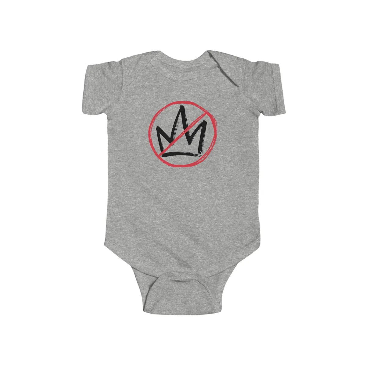 No Kings Baby Bodysuit - Resistance Nation