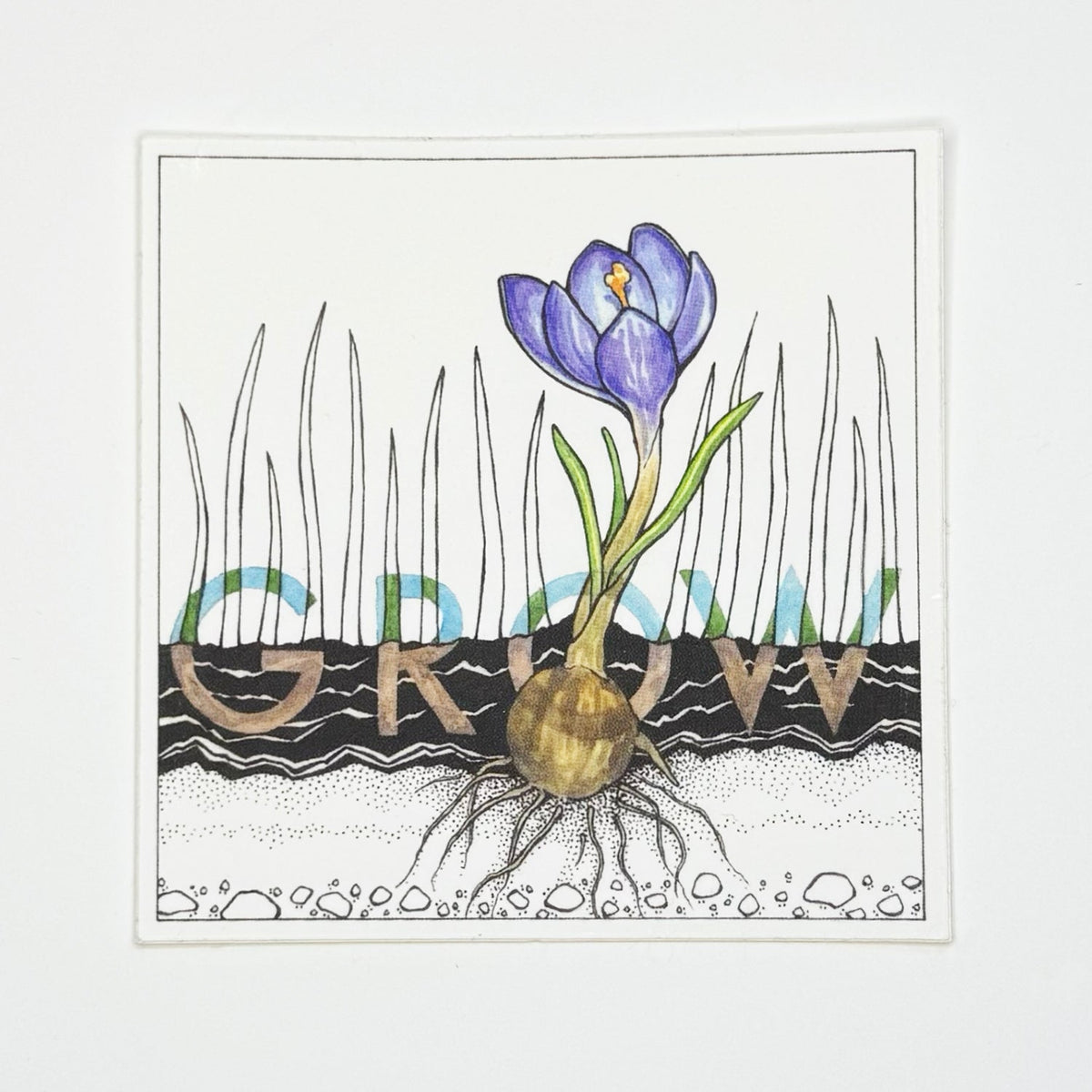 Grow Sticker