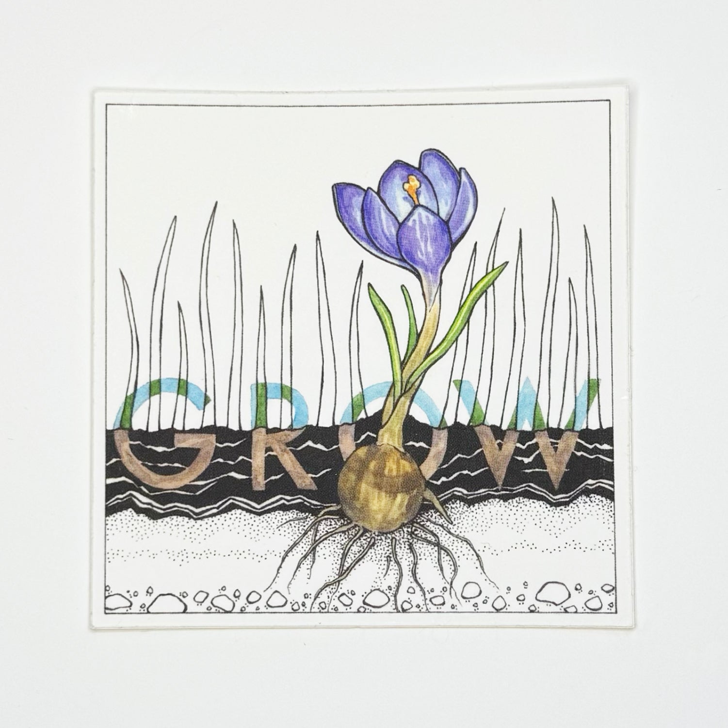 Grow Sticker