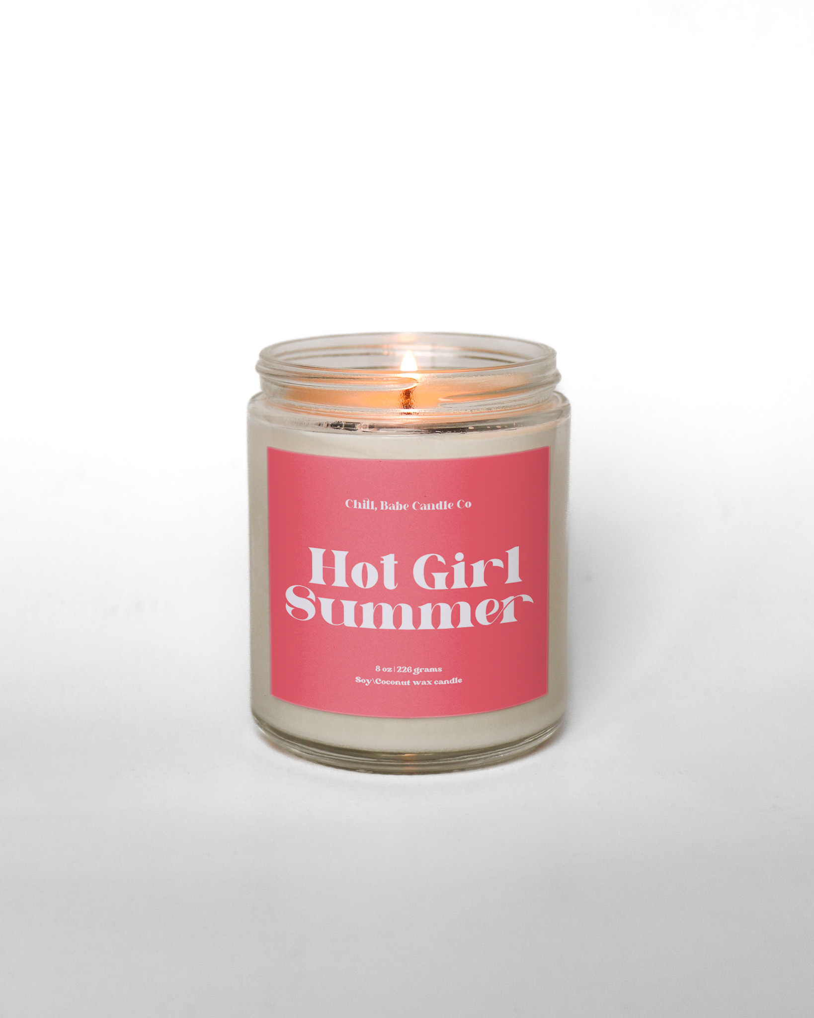 Hot Girl Summer Candle| Hibiscus + Apple + Ozone + Sugar