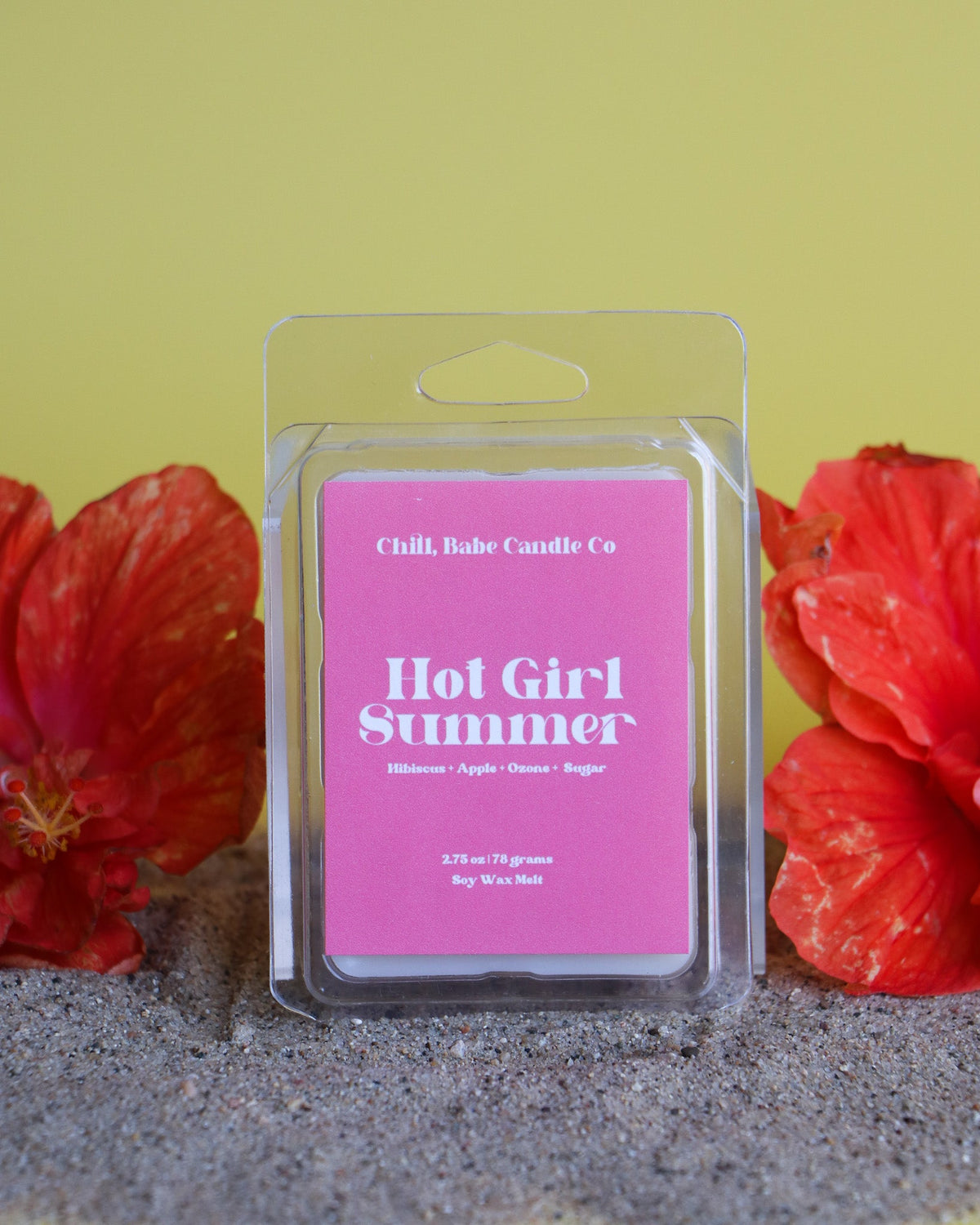 Hot Girl Summer Wax Melt | Hibiscus + Apple + Ozone +Sugar