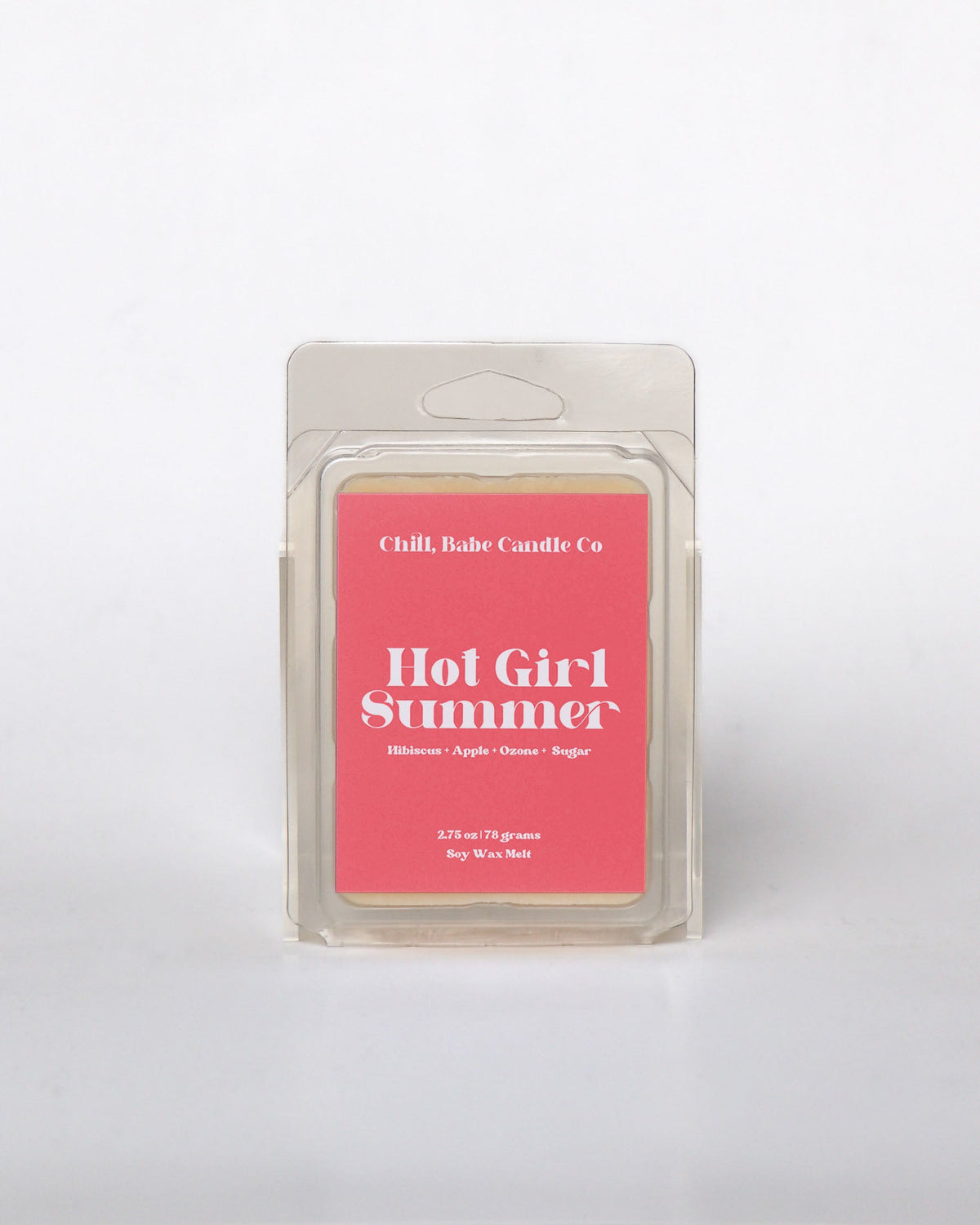 Hot Girl Summer Wax Melt | Hibiscus + Apple + Ozone +Sugar