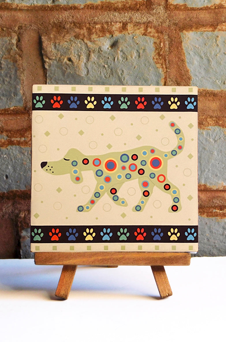 Houndart Ceramic Art Tile