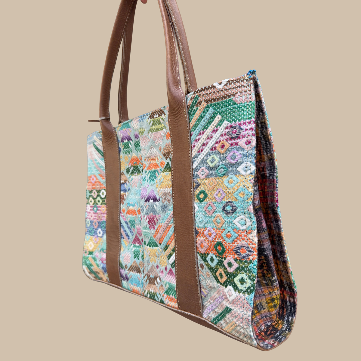 Handmade Vintage Huipil Tote