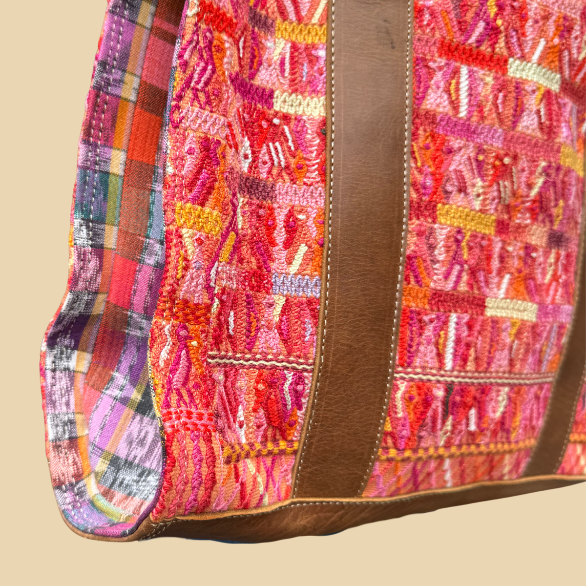 Handmade Vintage Huipil Tote