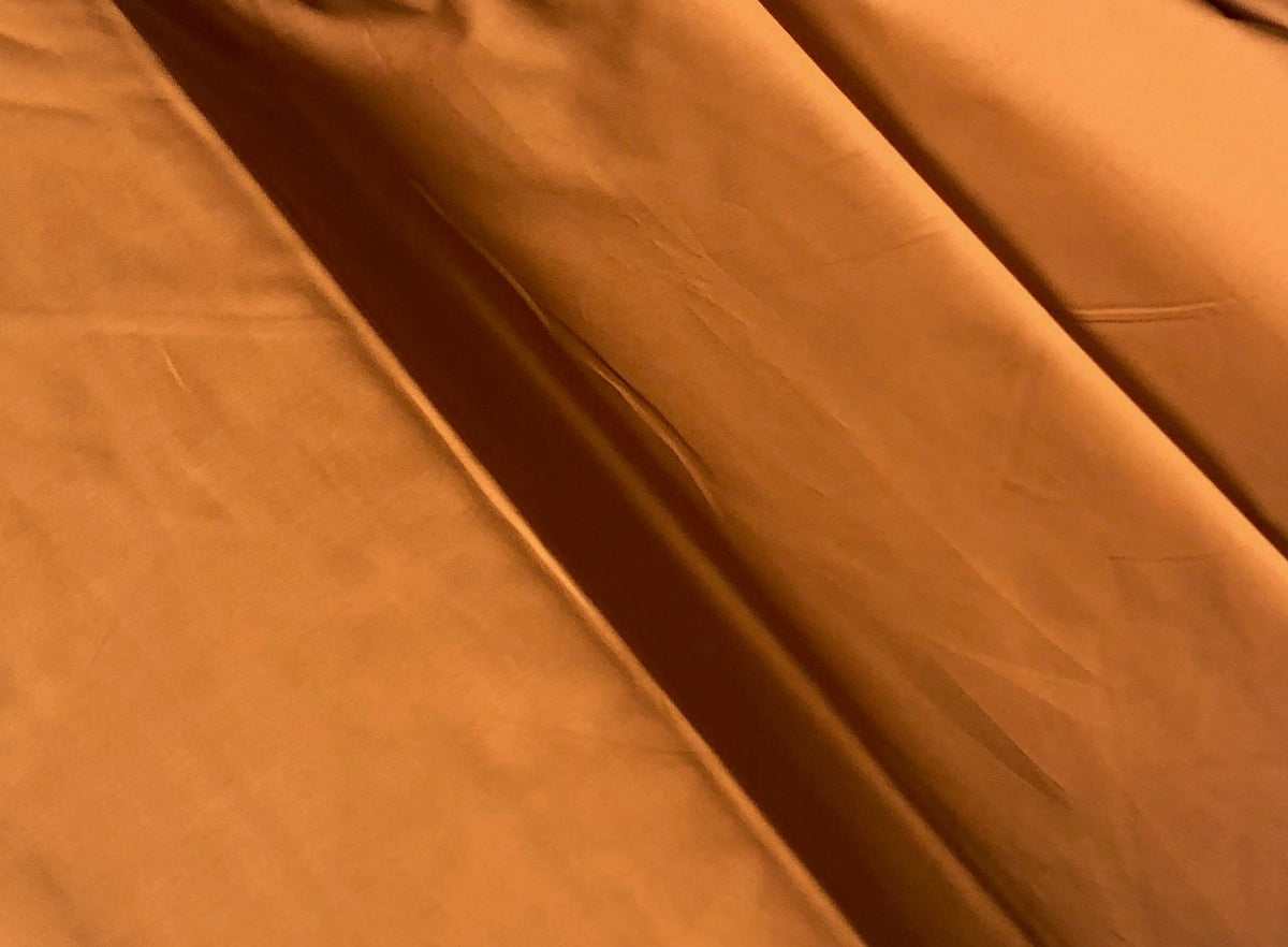 Orange Organic Cotton Poplin