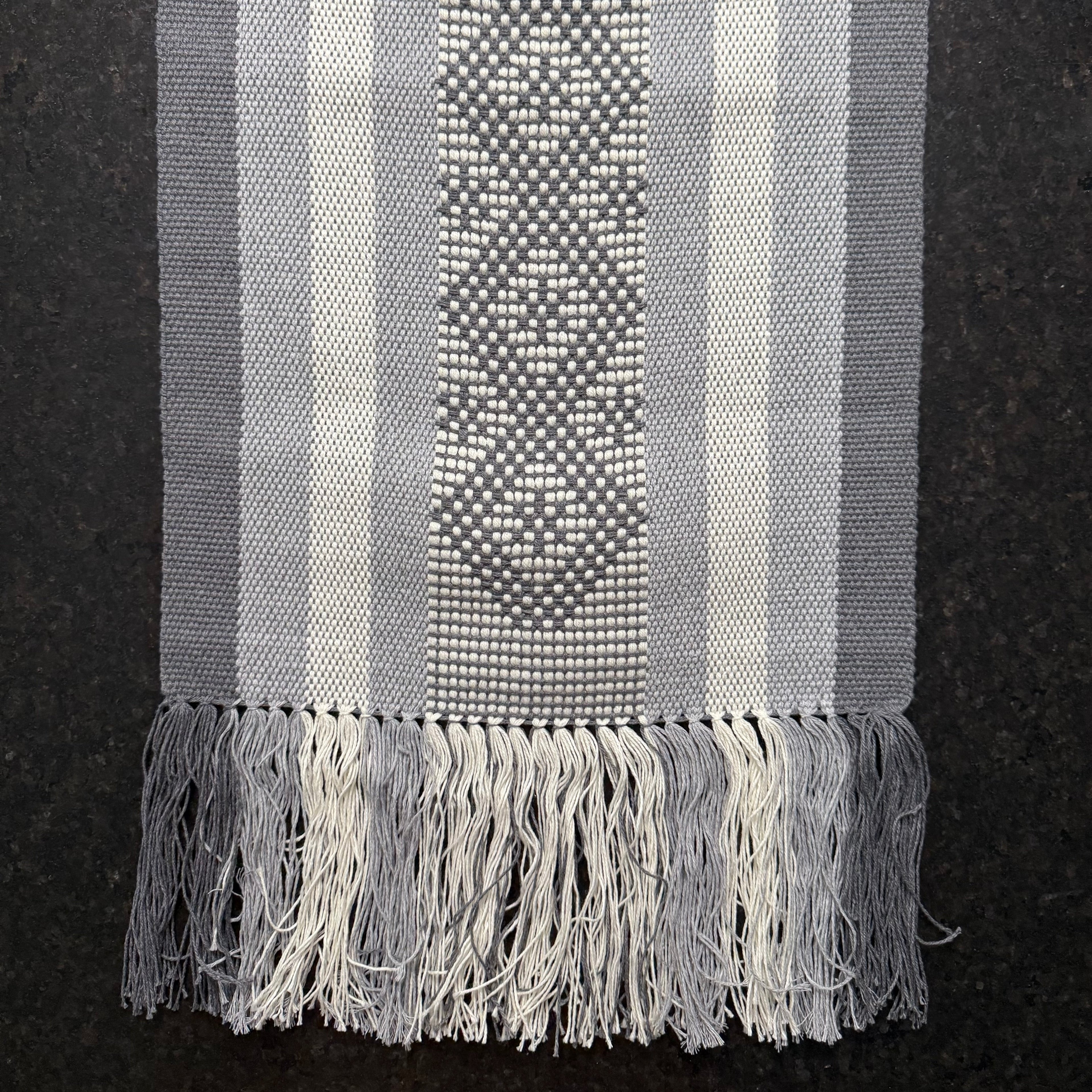 Handwoven Cotton Table Runner - Made in Oaxaca, Mexico