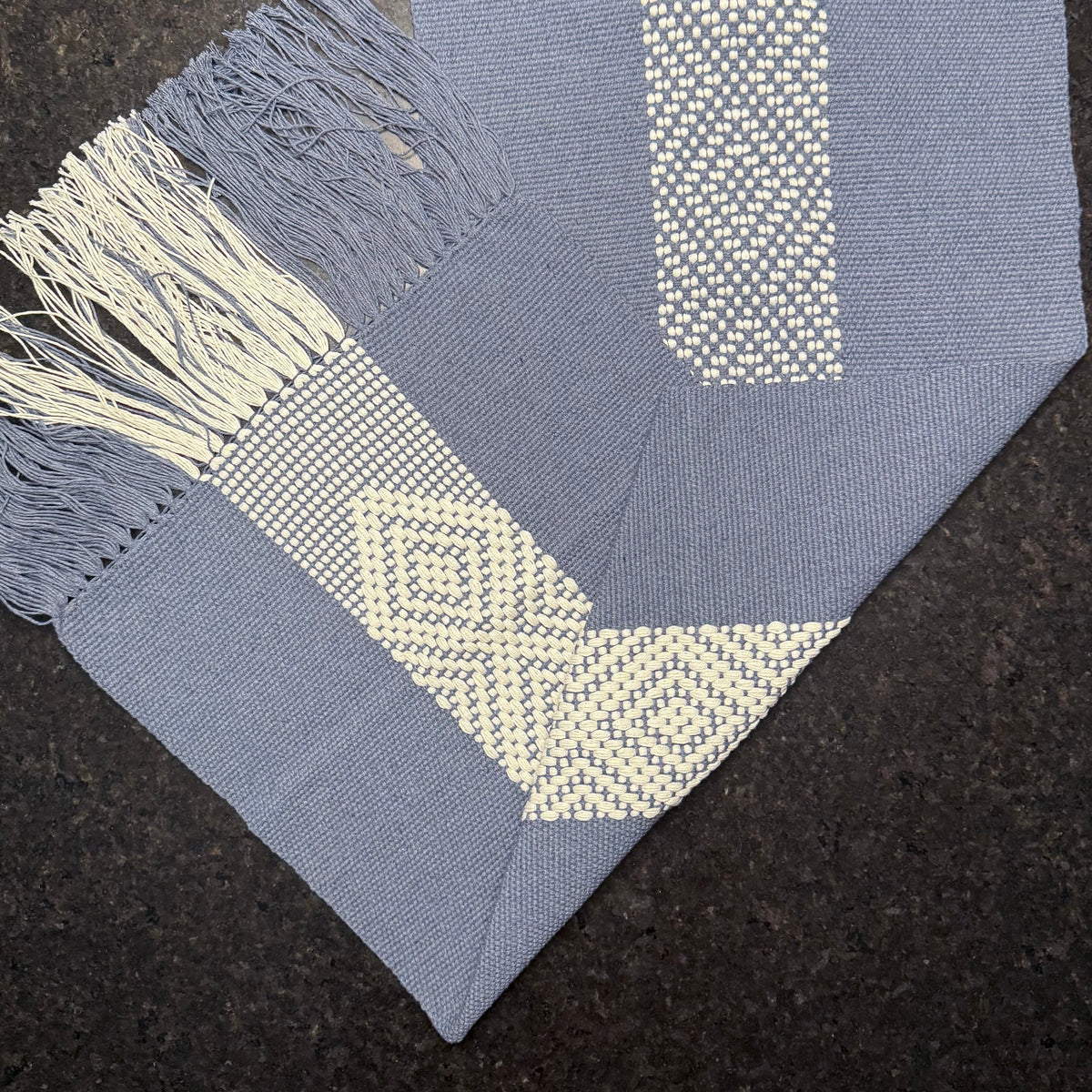 Handwoven Cotton Table Runner - Made in Oaxaca, Mexico