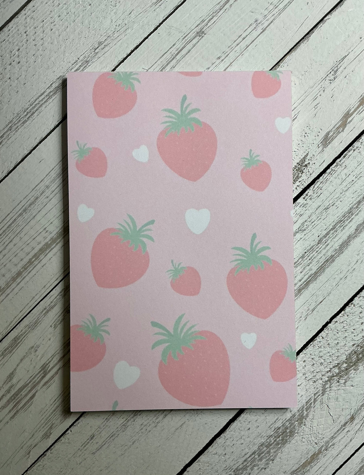 Strawberry Notepad | Cute Writing Pad | Bossy Scribes