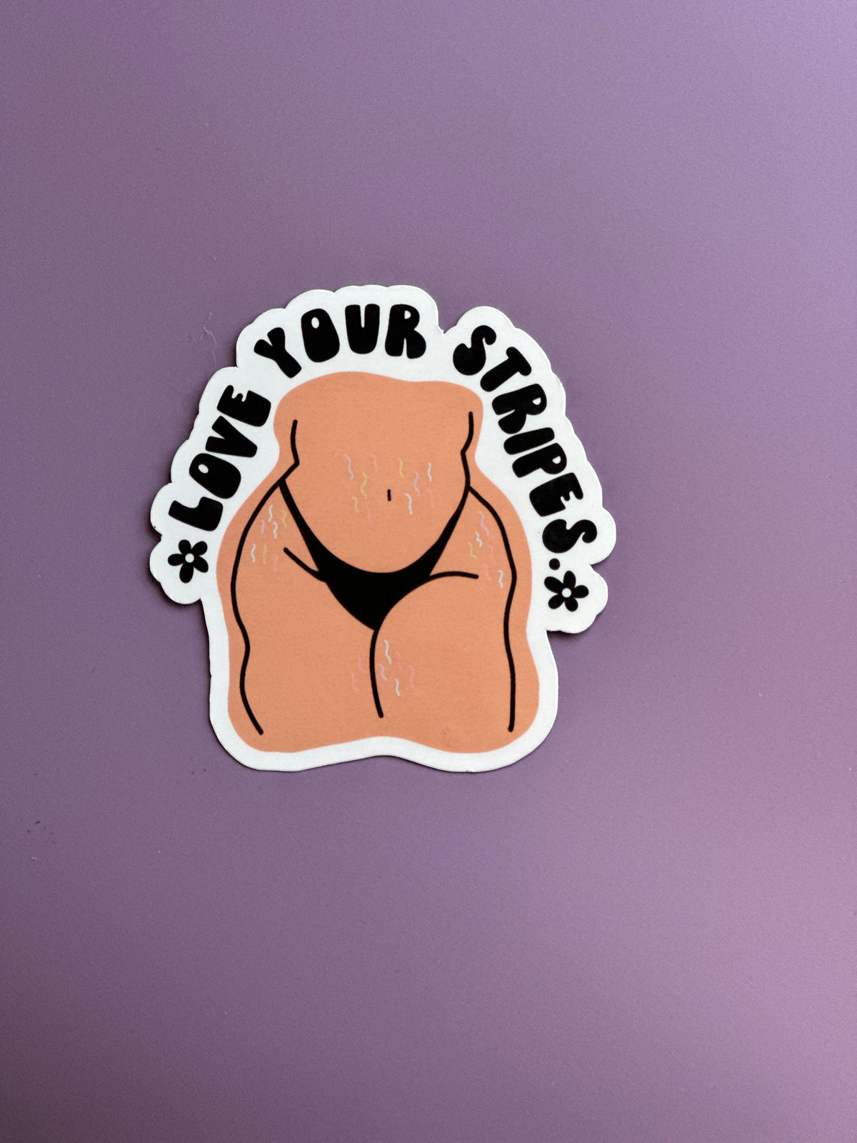Self Love Stretch Mark Sticker