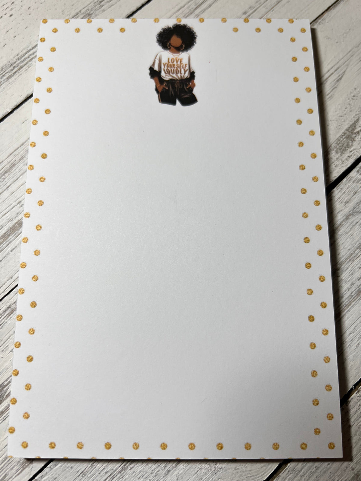 Love Yourself First Writing Pad | Self-Love Notepad for Women | Bossy Scribes