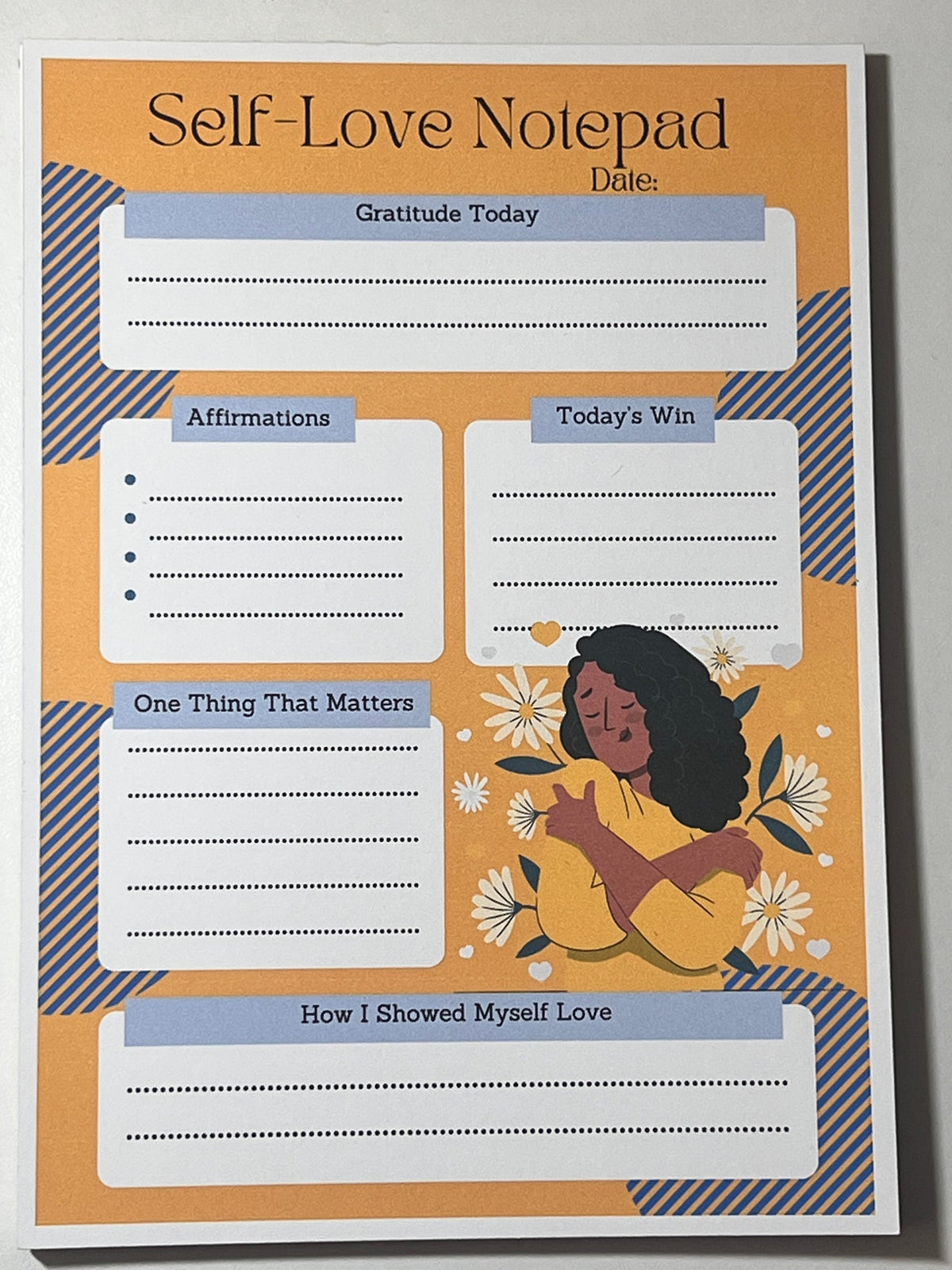 Self-Love Reflection Notepad | Guided Journaling Prompts for Women | Bossy Scribes