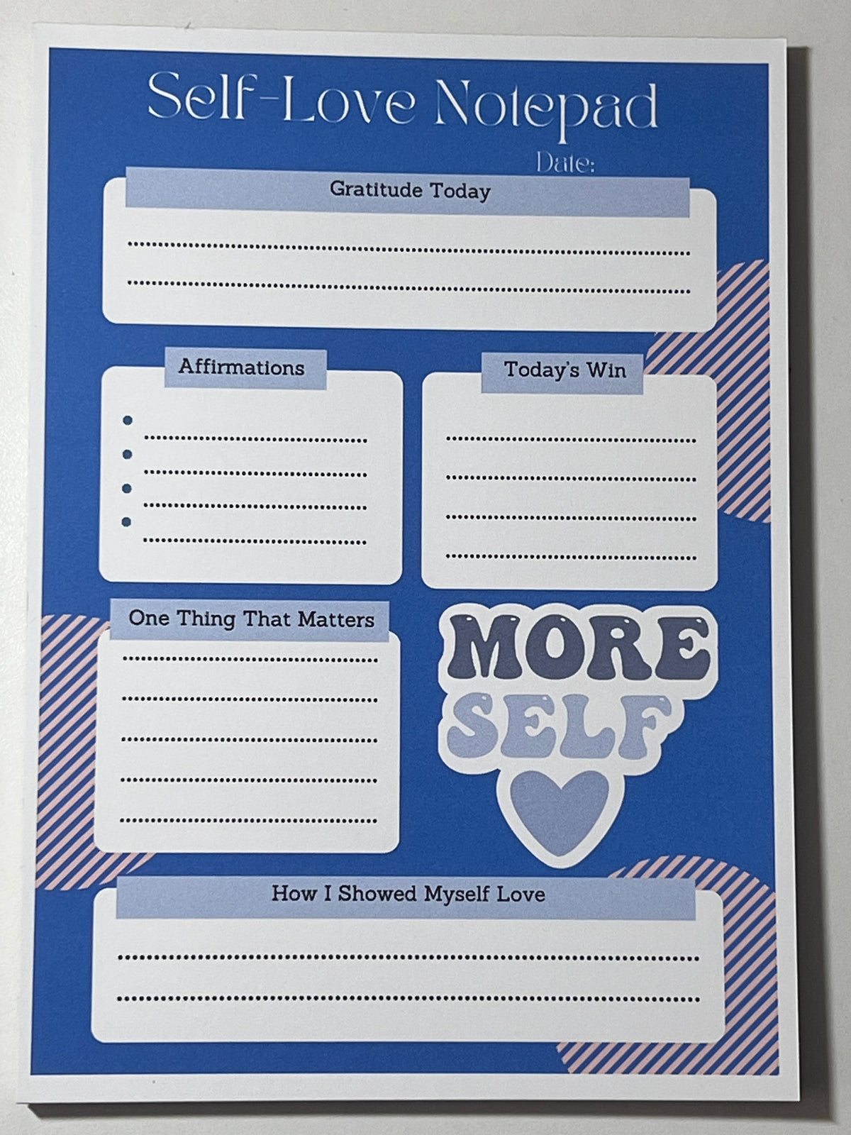 Self-Love Reflection Notepad | Guided Journaling Prompts for Women | Bossy Scribes