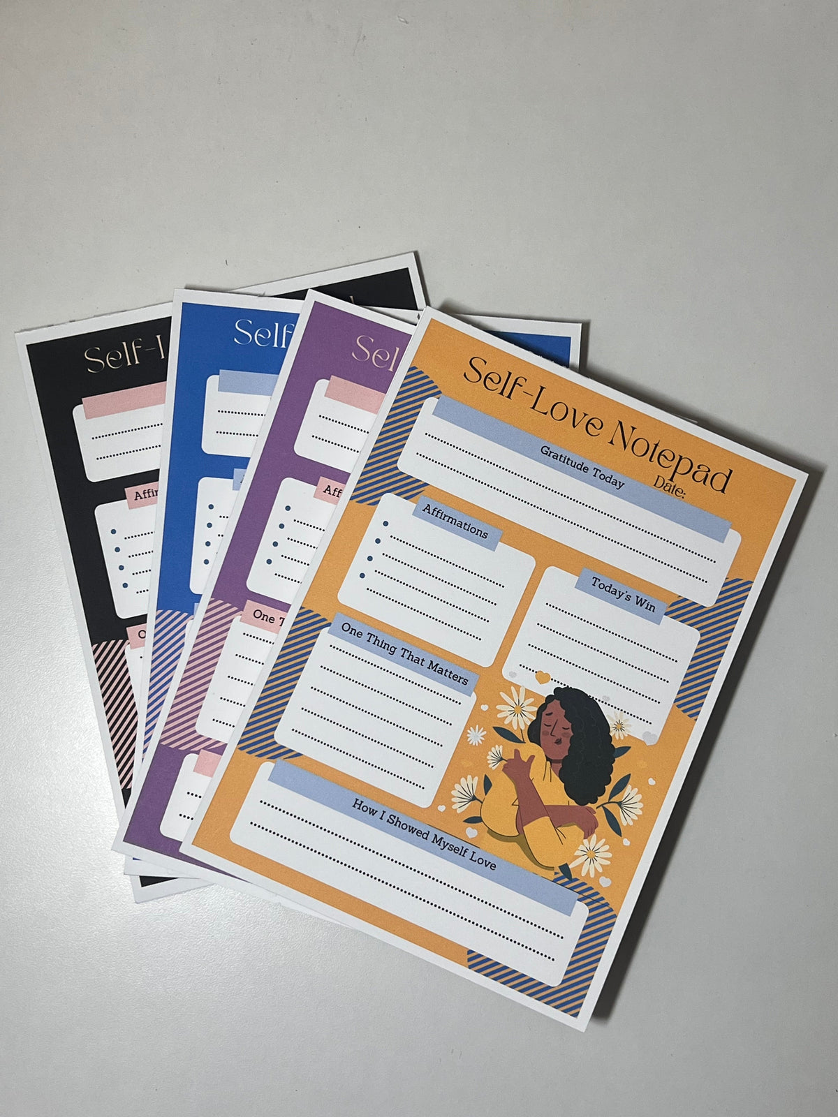 Self-Love Reflection Notepad | Guided Journaling Prompts for Women | Bossy Scribes
