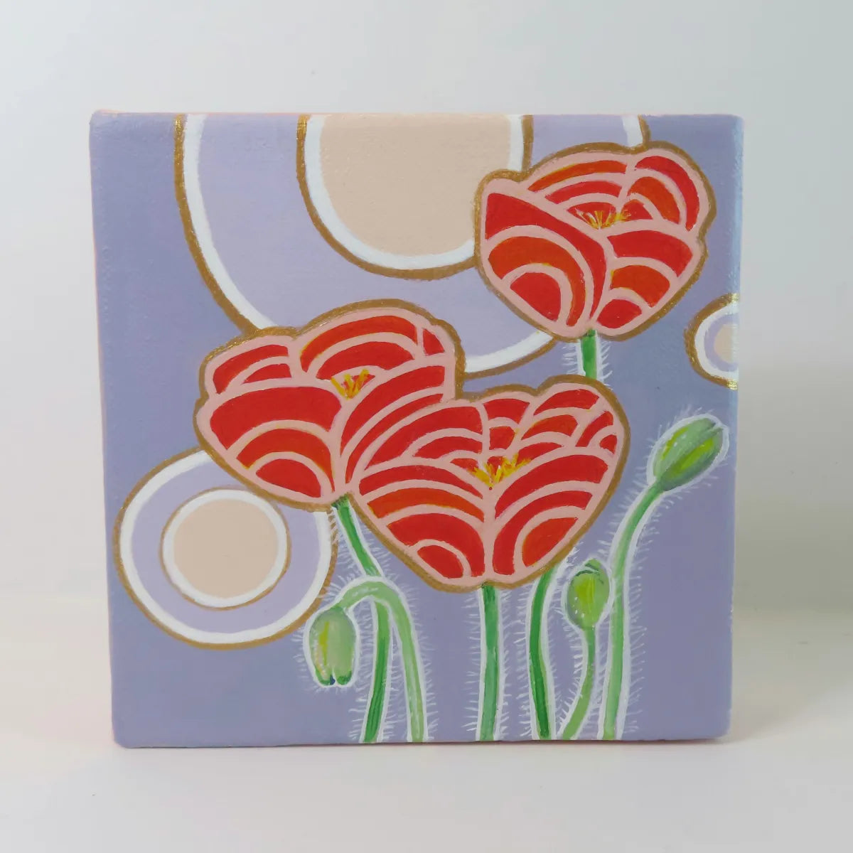 Three Poppies- Original Painting