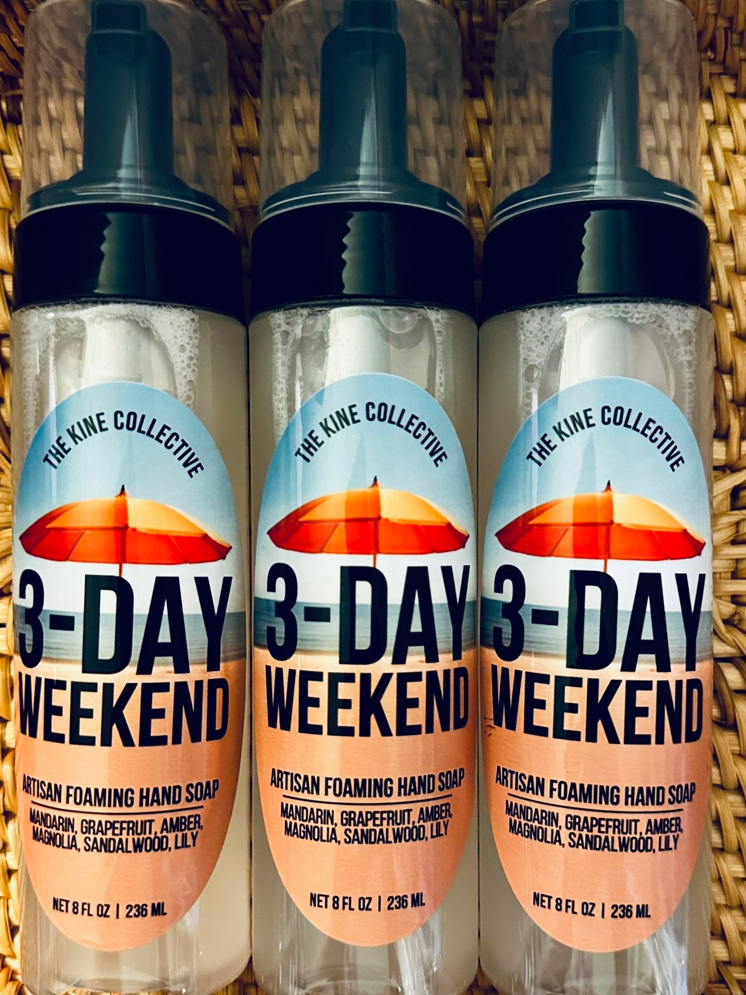 3 Day Weekend 6.5oz Foaming Hand Soap