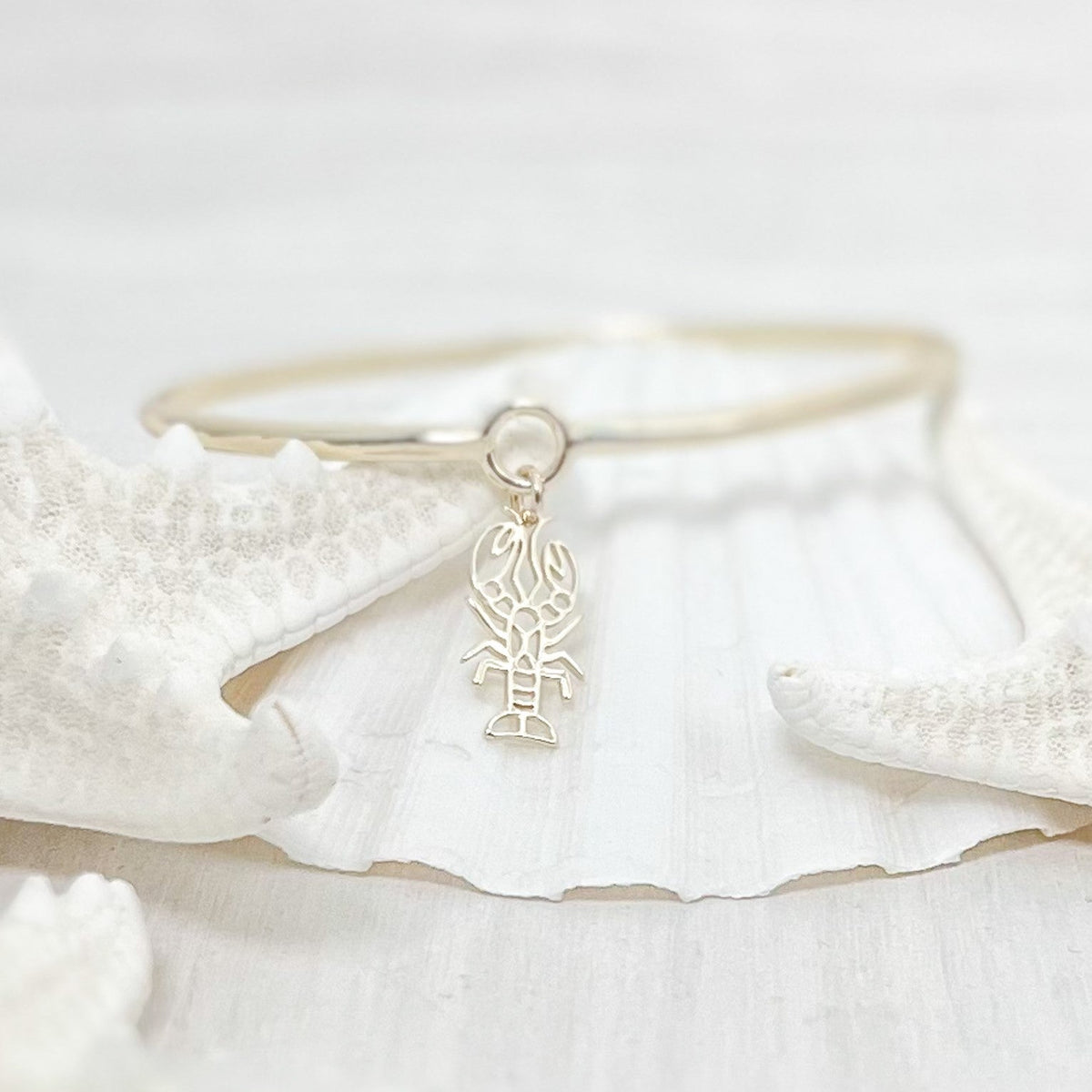 kennebunkport lobster bangle gold