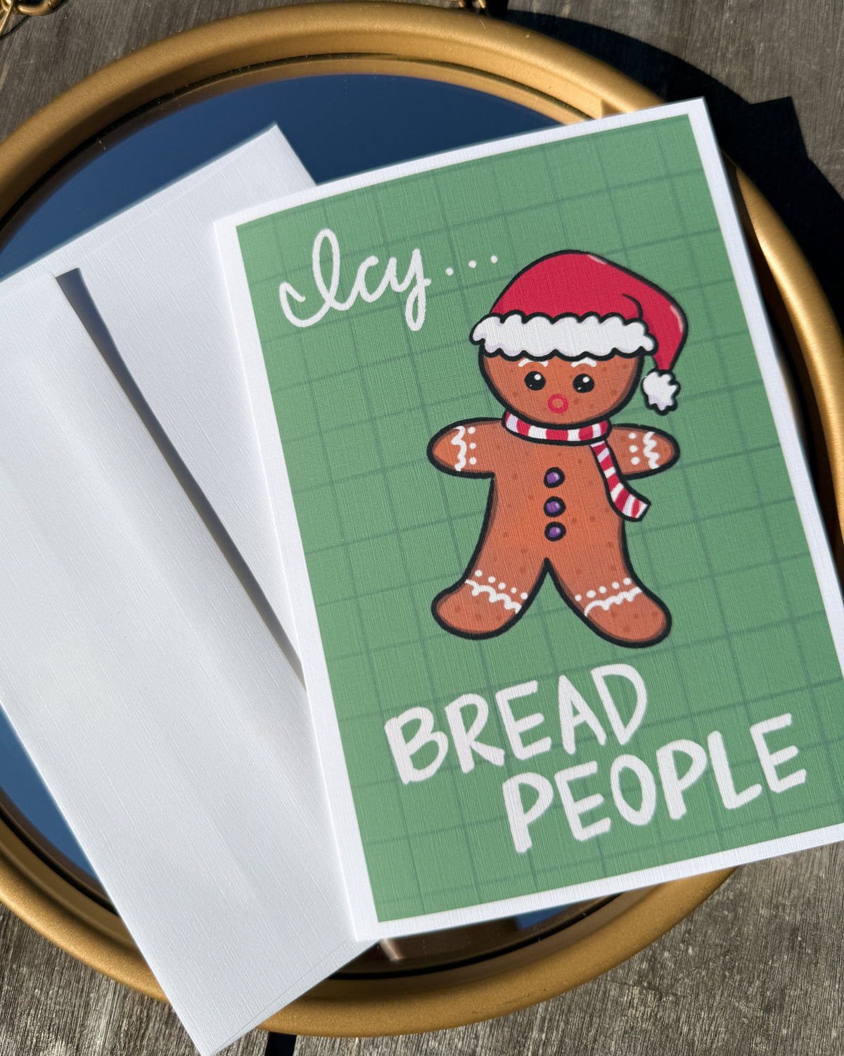 Icy Bread People Holiday Card (5x7")