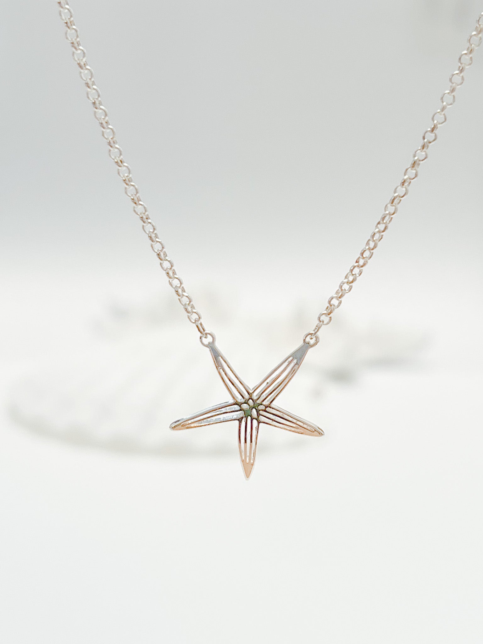 sea bright sea star necklace-gold