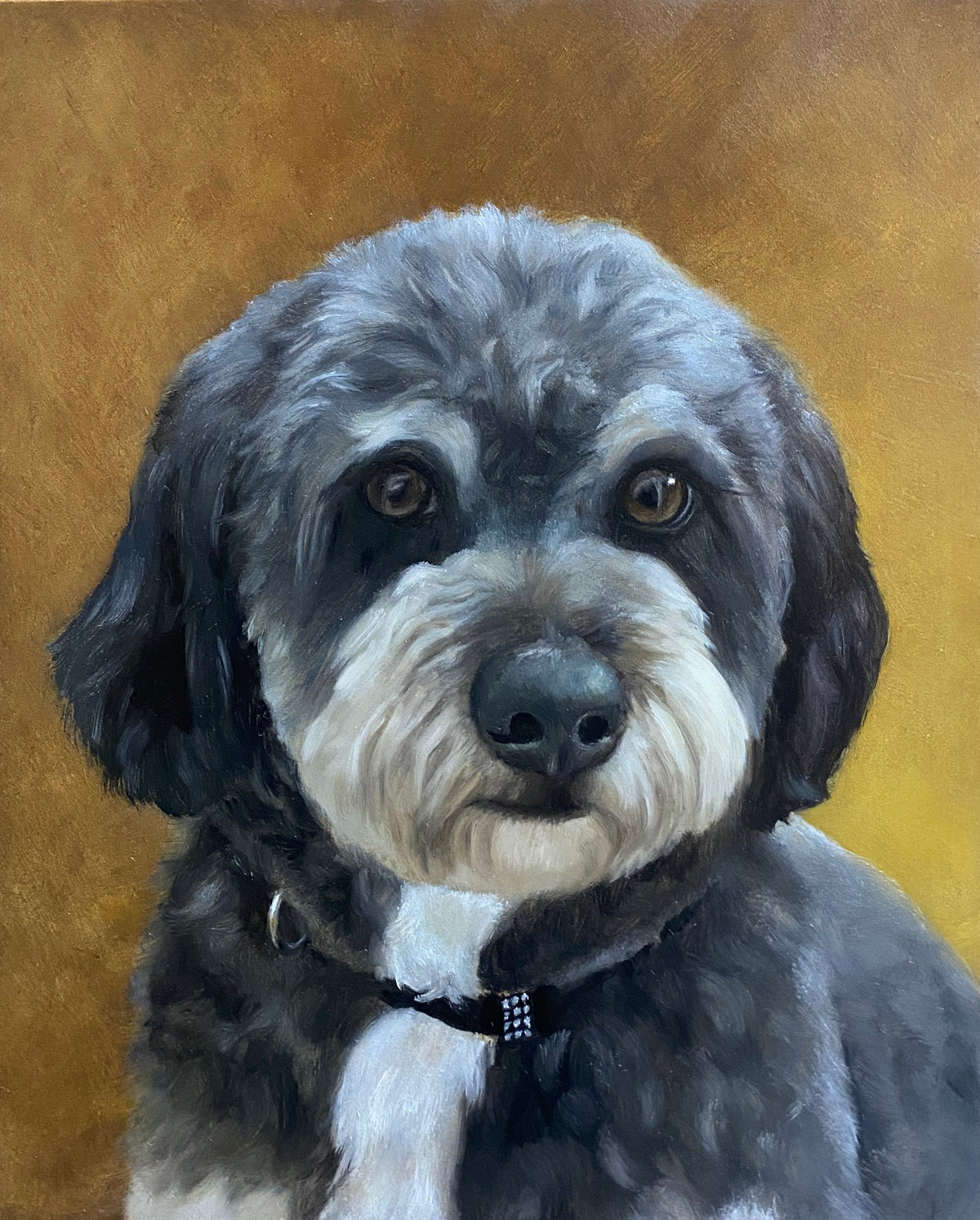 Commissioned Pet Portrait Oil Painting