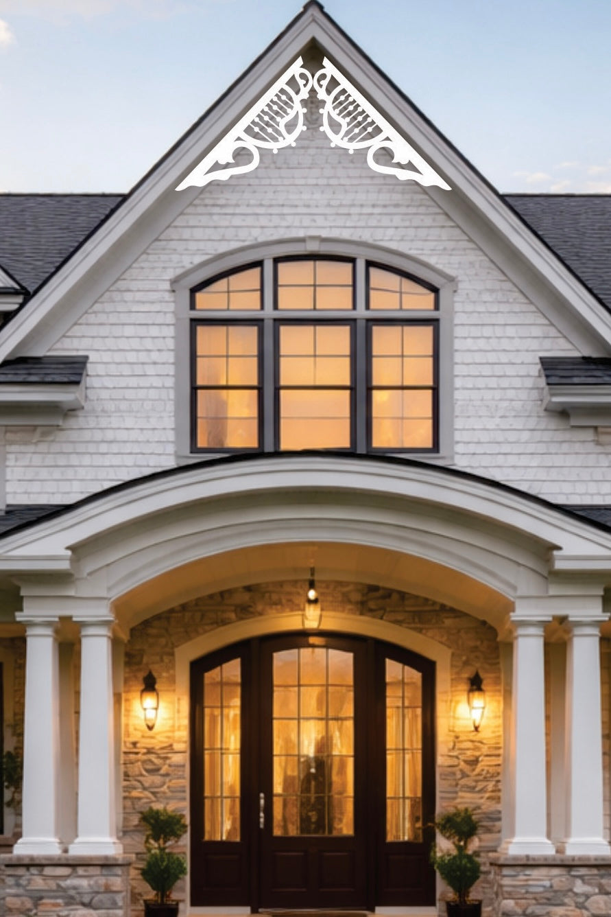 Art Nouveau Victorian Gable Trim